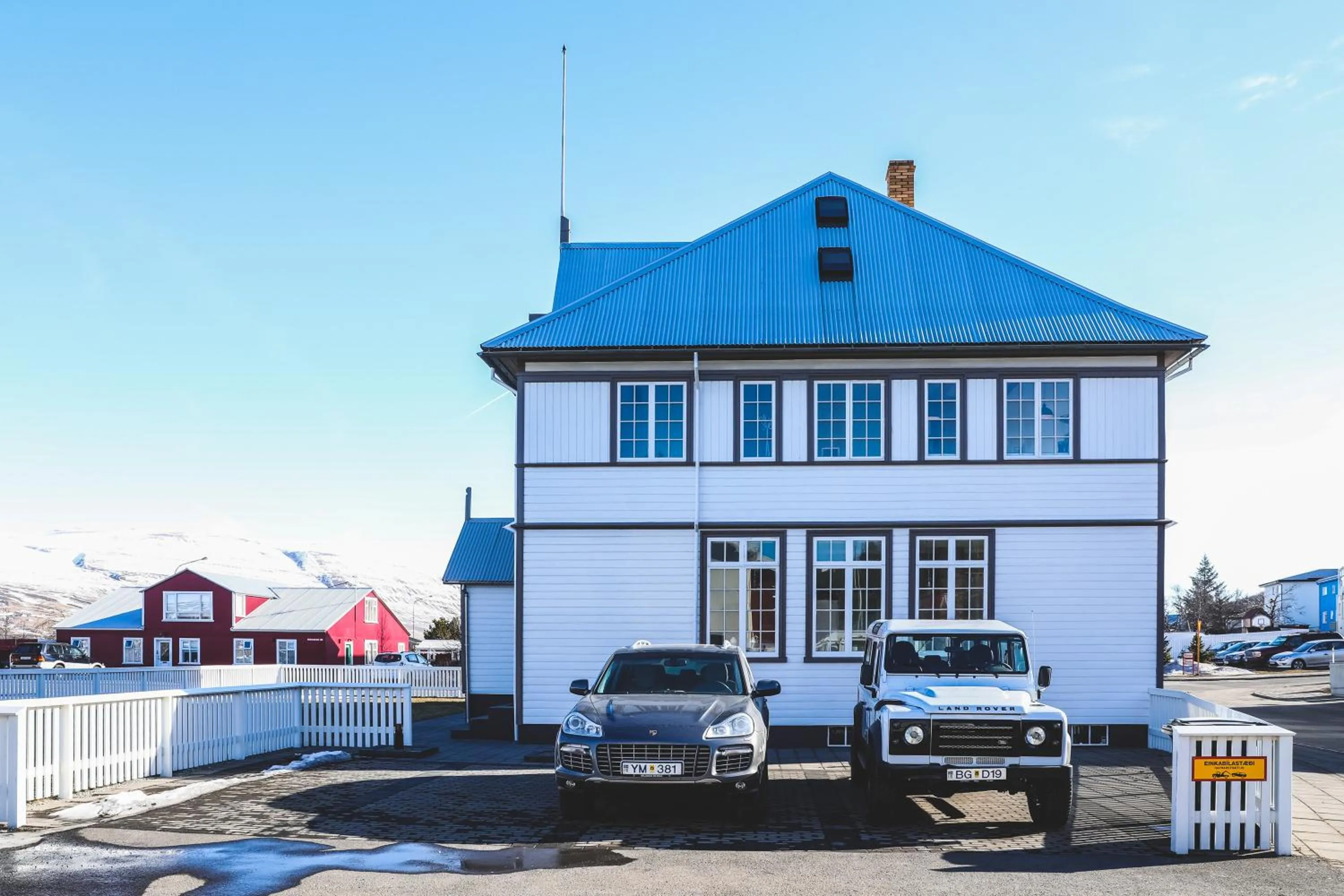 Bird's eye view in Hoepfner and Tulinius Historical Houses