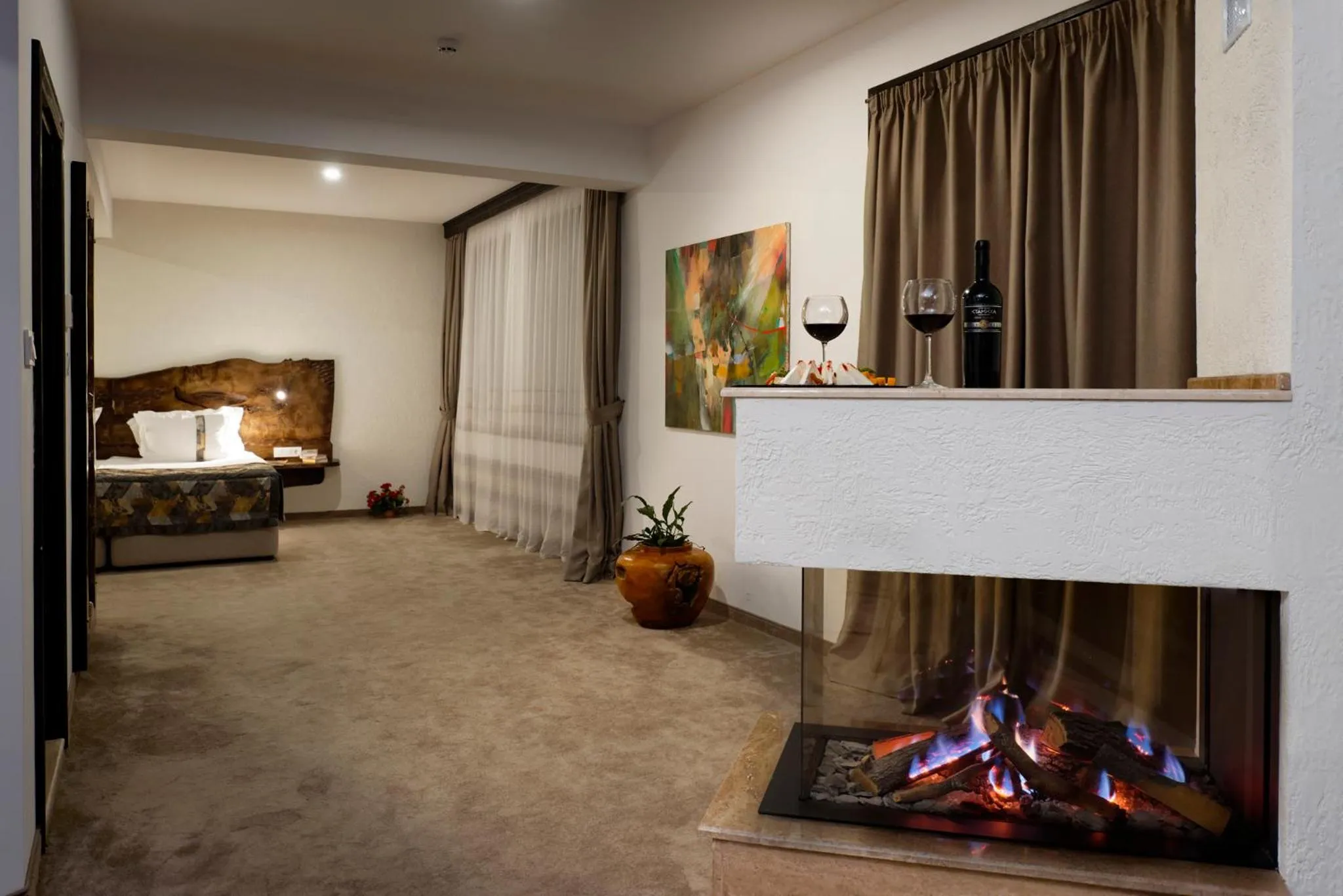 Bed in Wine & Spa Complex Starosel