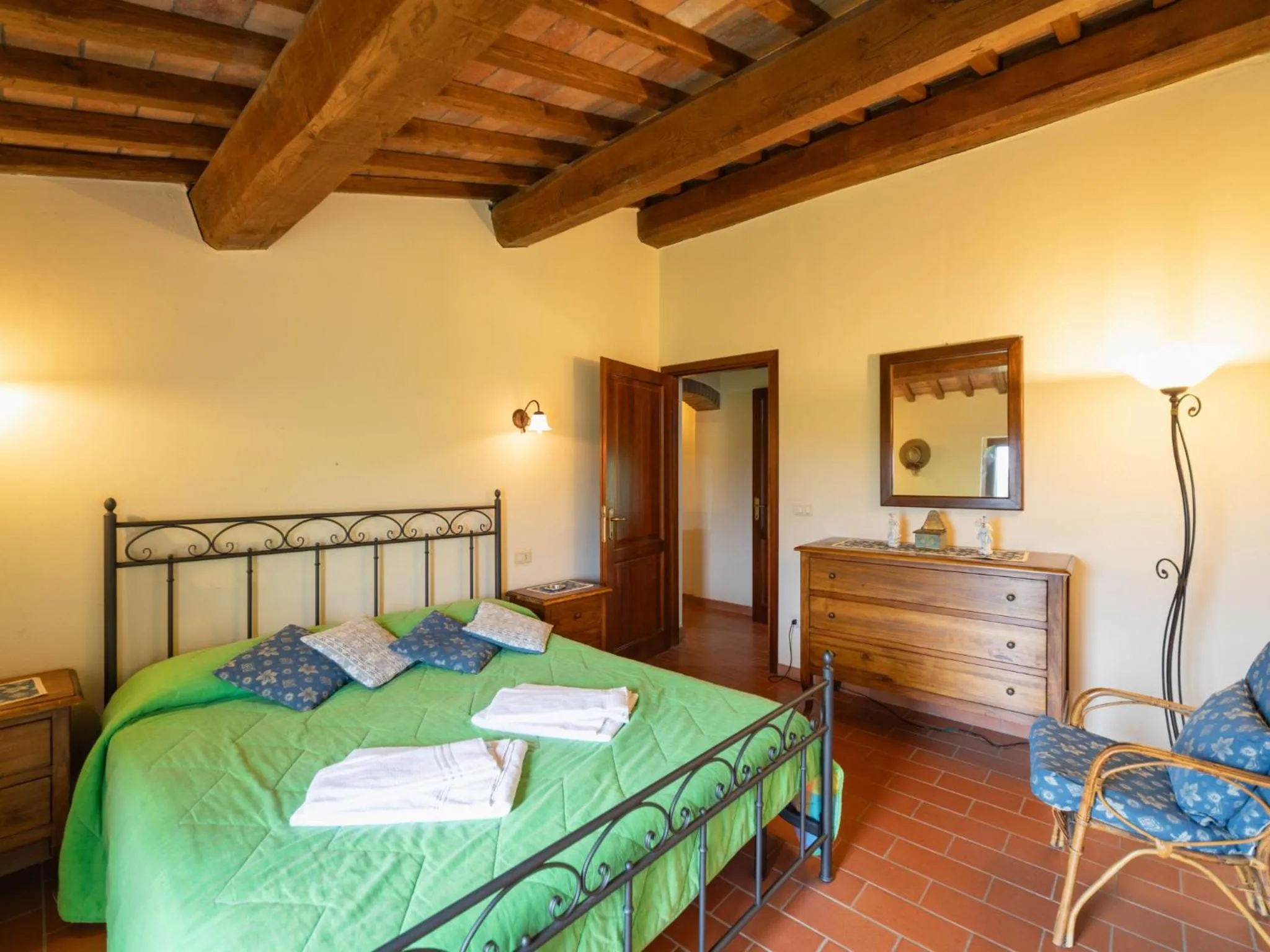 Bedroom, Bed in Apartment Galileo by Interhome