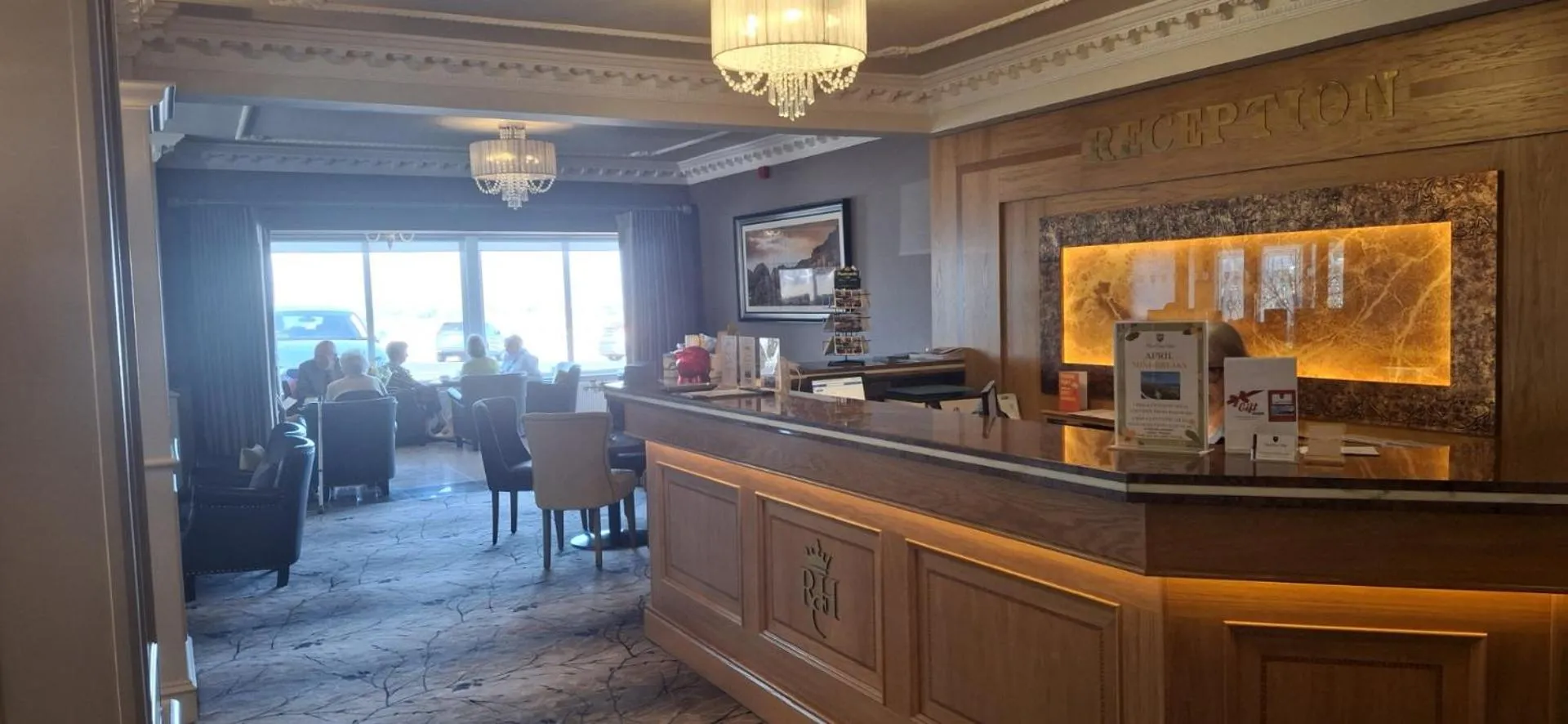 Dining area in Royal Court Hotel