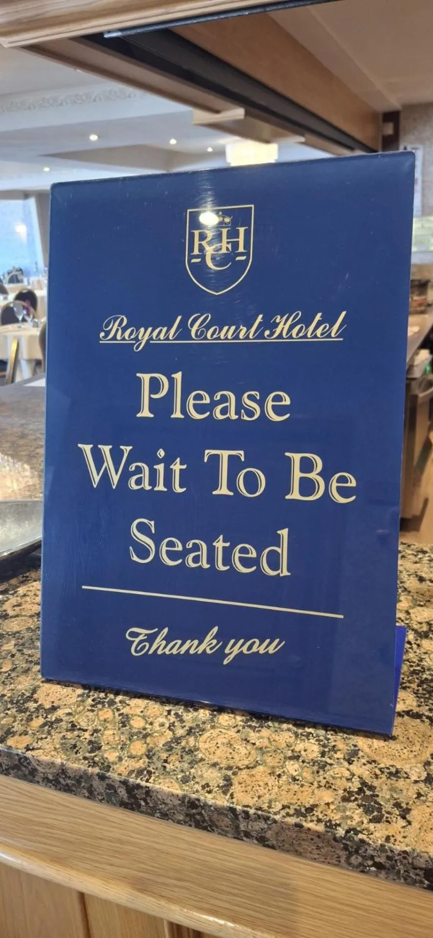 Dining area in Royal Court Hotel