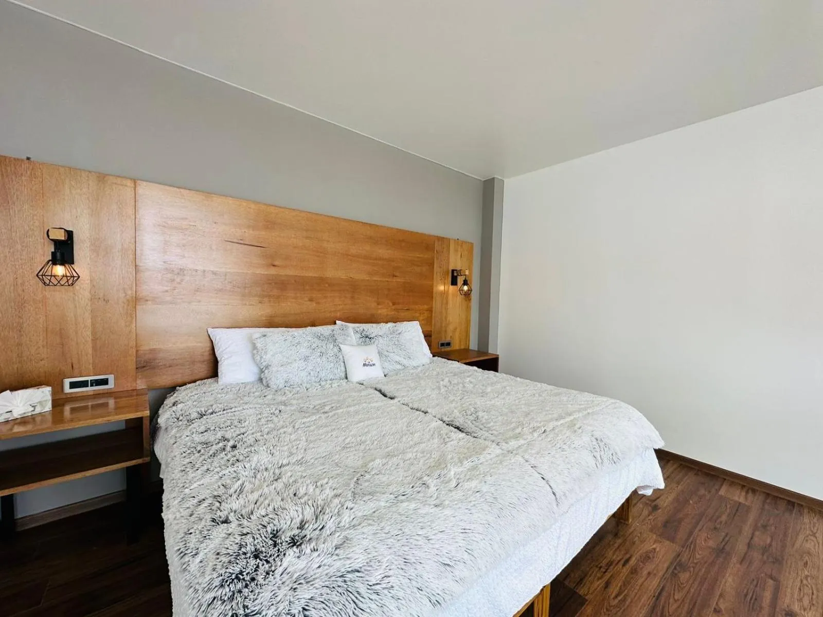 Bed in Hotel La Mansión