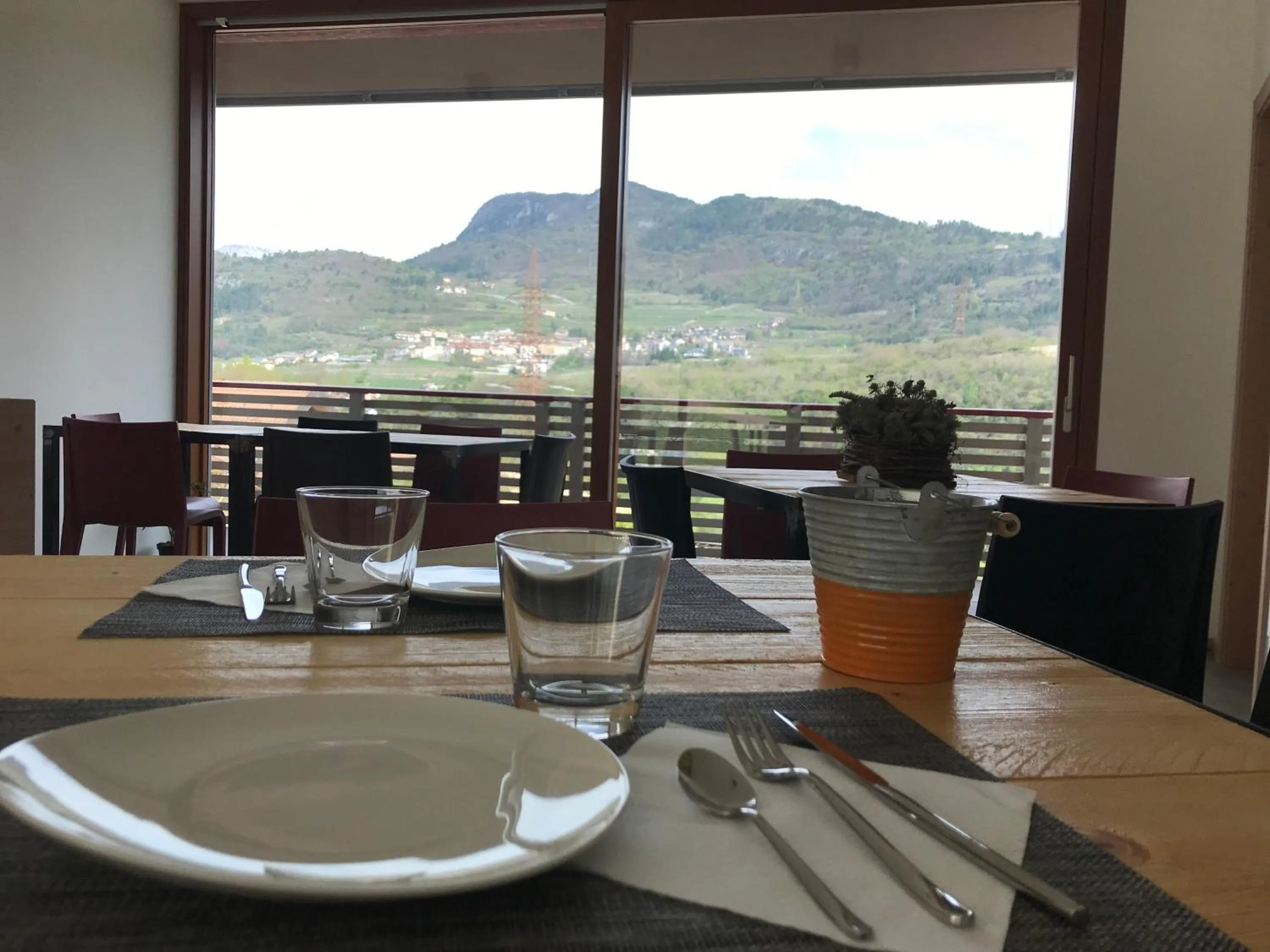 Dining area in Agritur Verderame