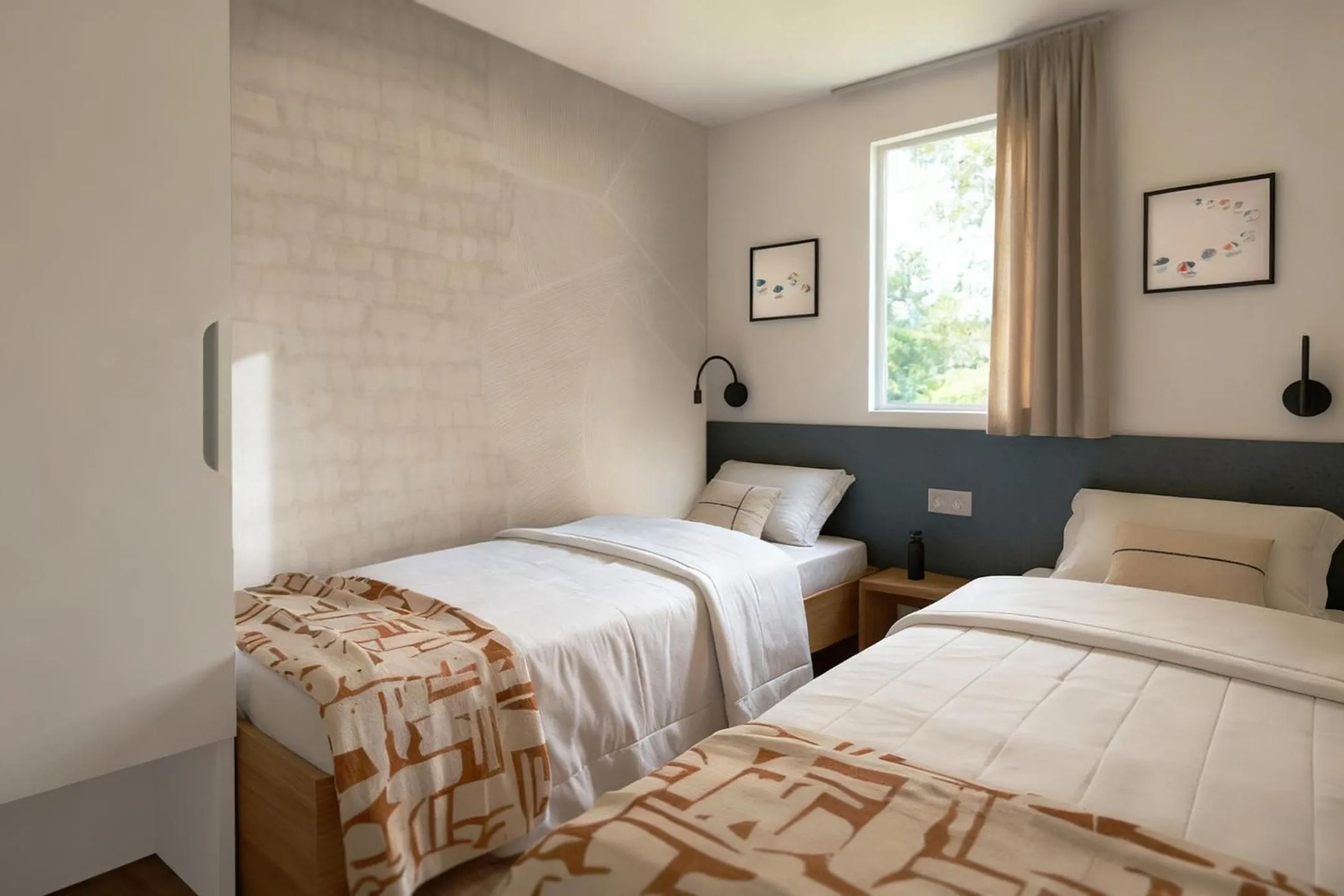 Bedroom, Bed in Zaton Holiday Resort Camping Homes