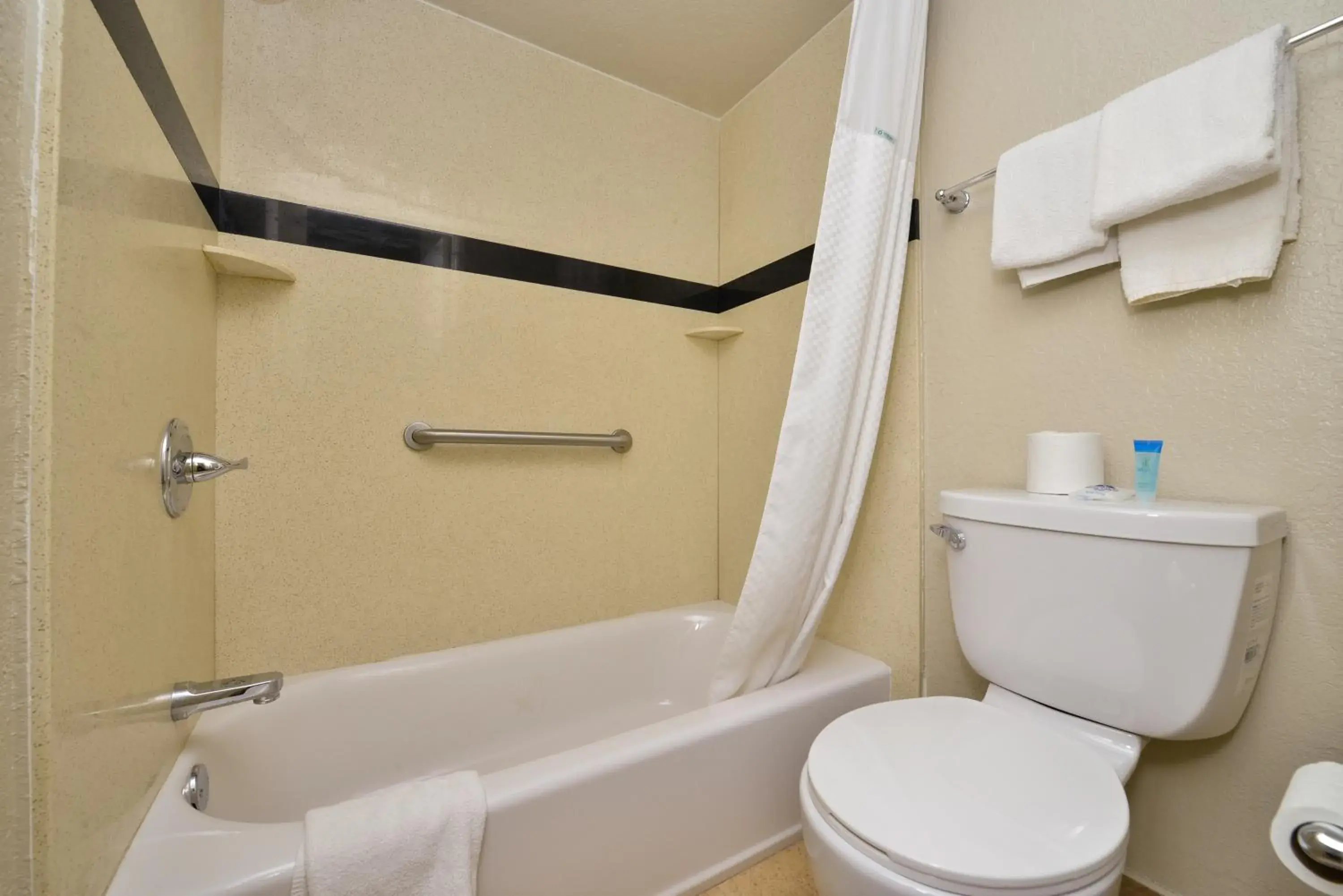 Bathroom in SureStay Hotel by Best Western Vallejo Napa Valley Bathroom in SureStay Hotel by Best Western Vallejo Napa Valley