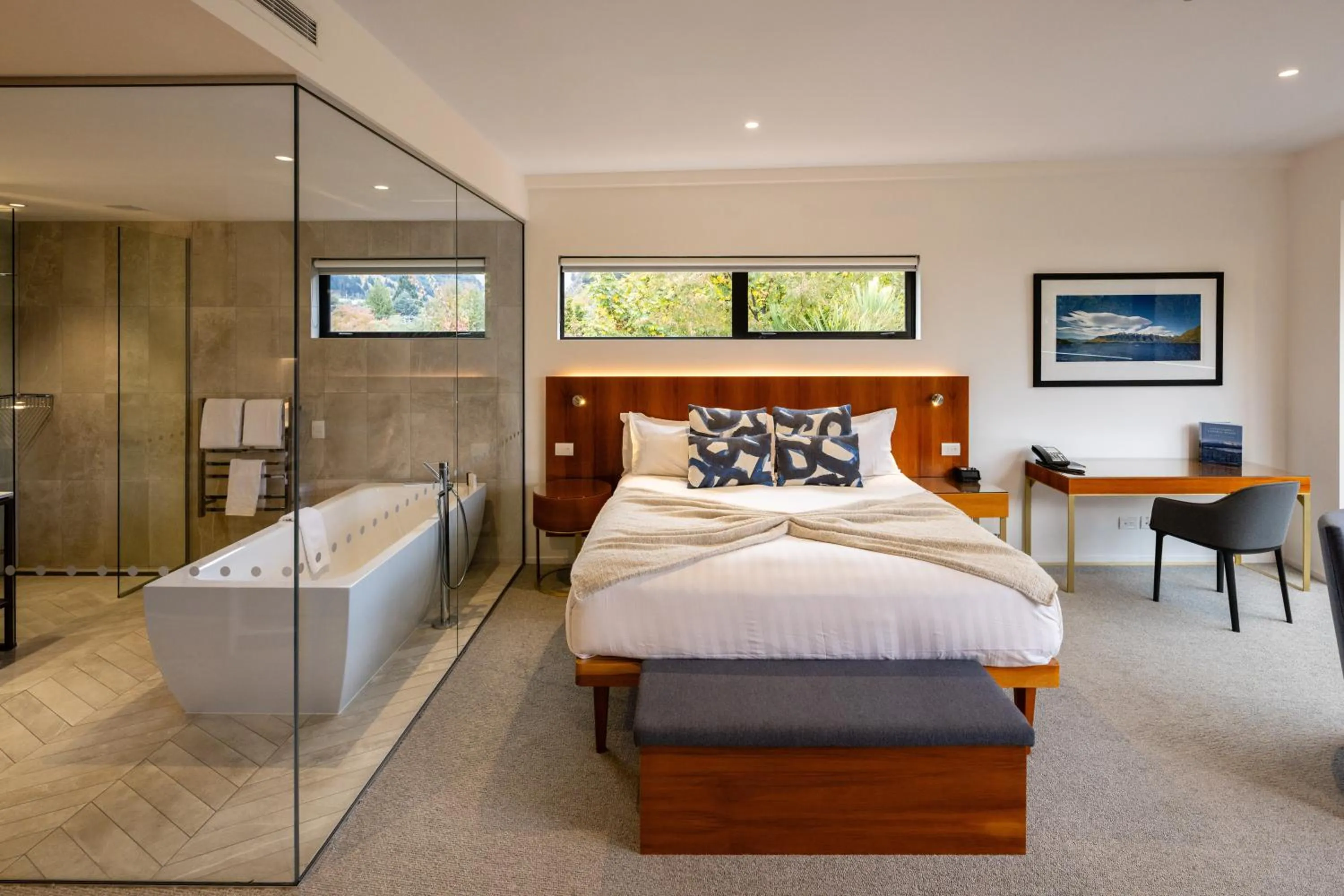 Bed in Queenstown Park Boutique Hotel
