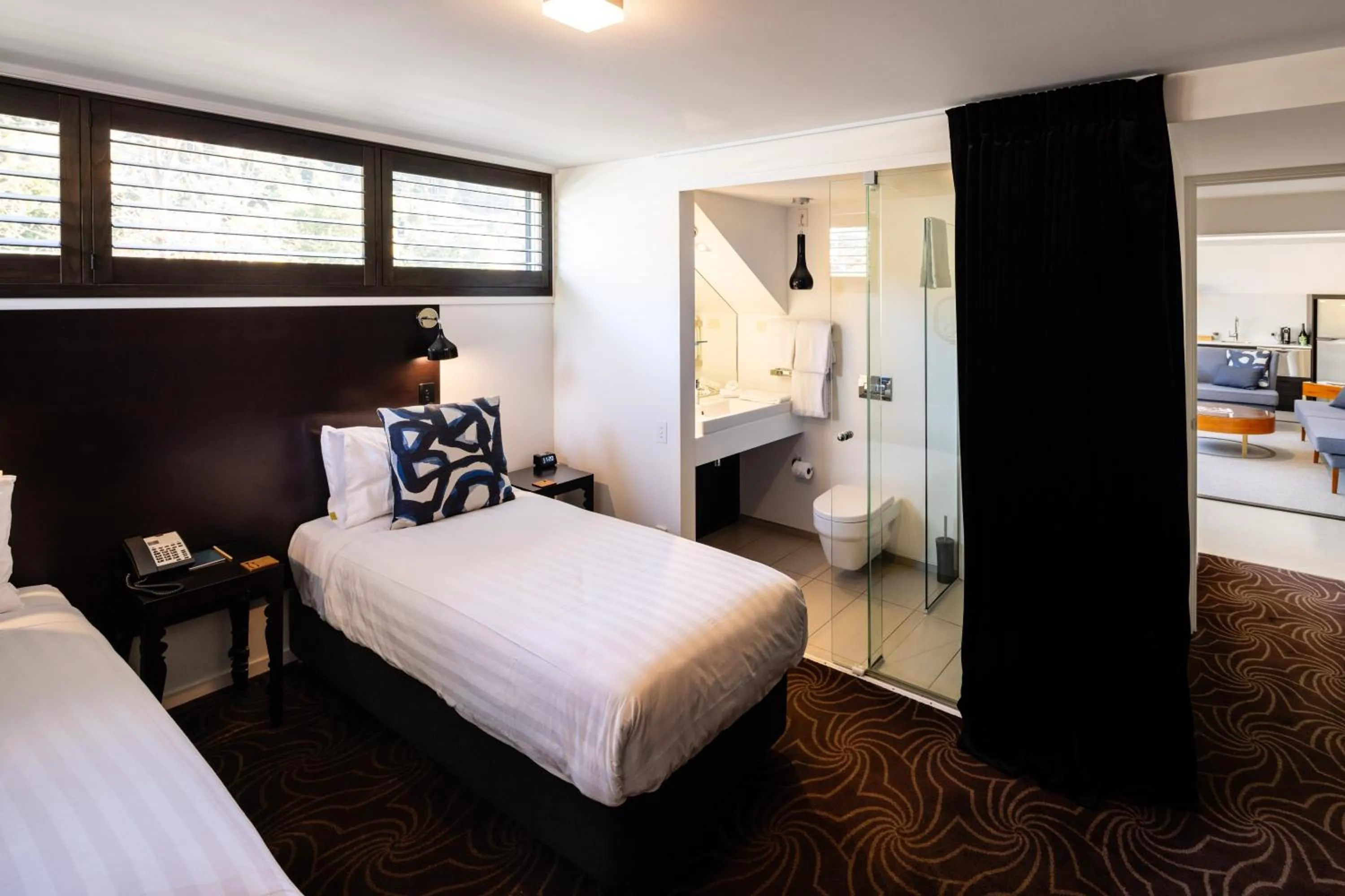 Bed in Queenstown Park Boutique Hotel