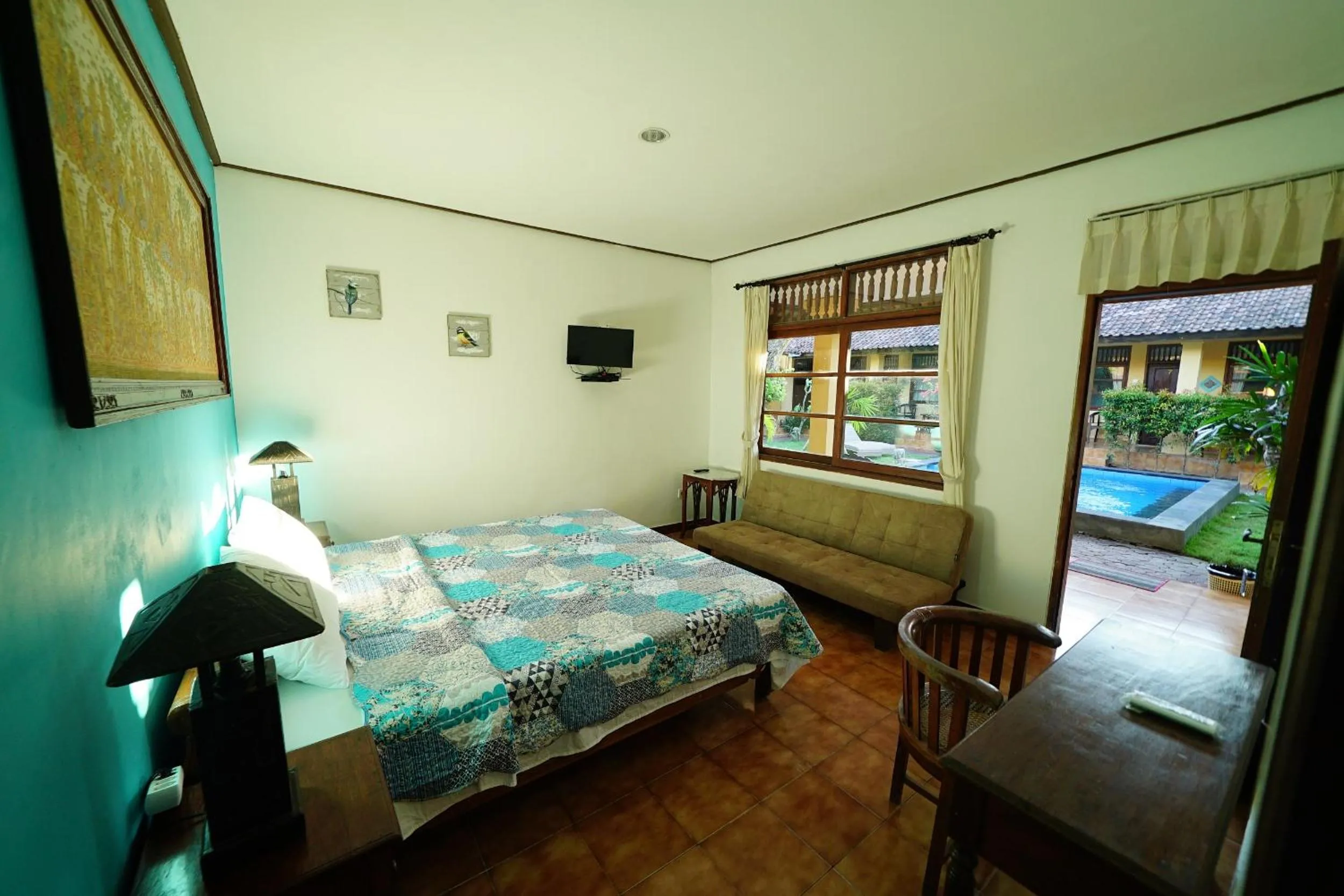 Bed in Mangga Bungalow