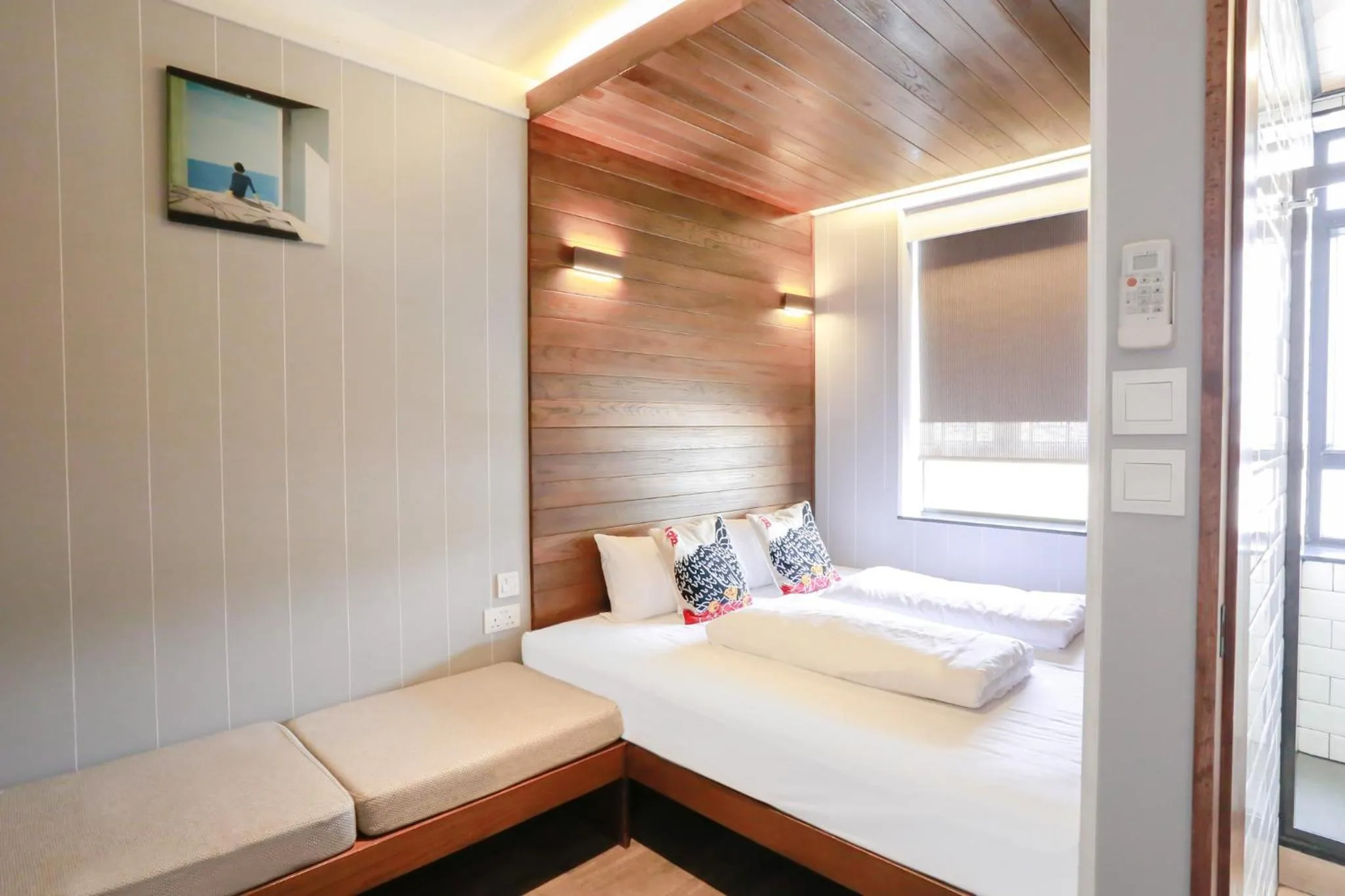 Bed in Lychee Sunset Hotel Cheung Chau