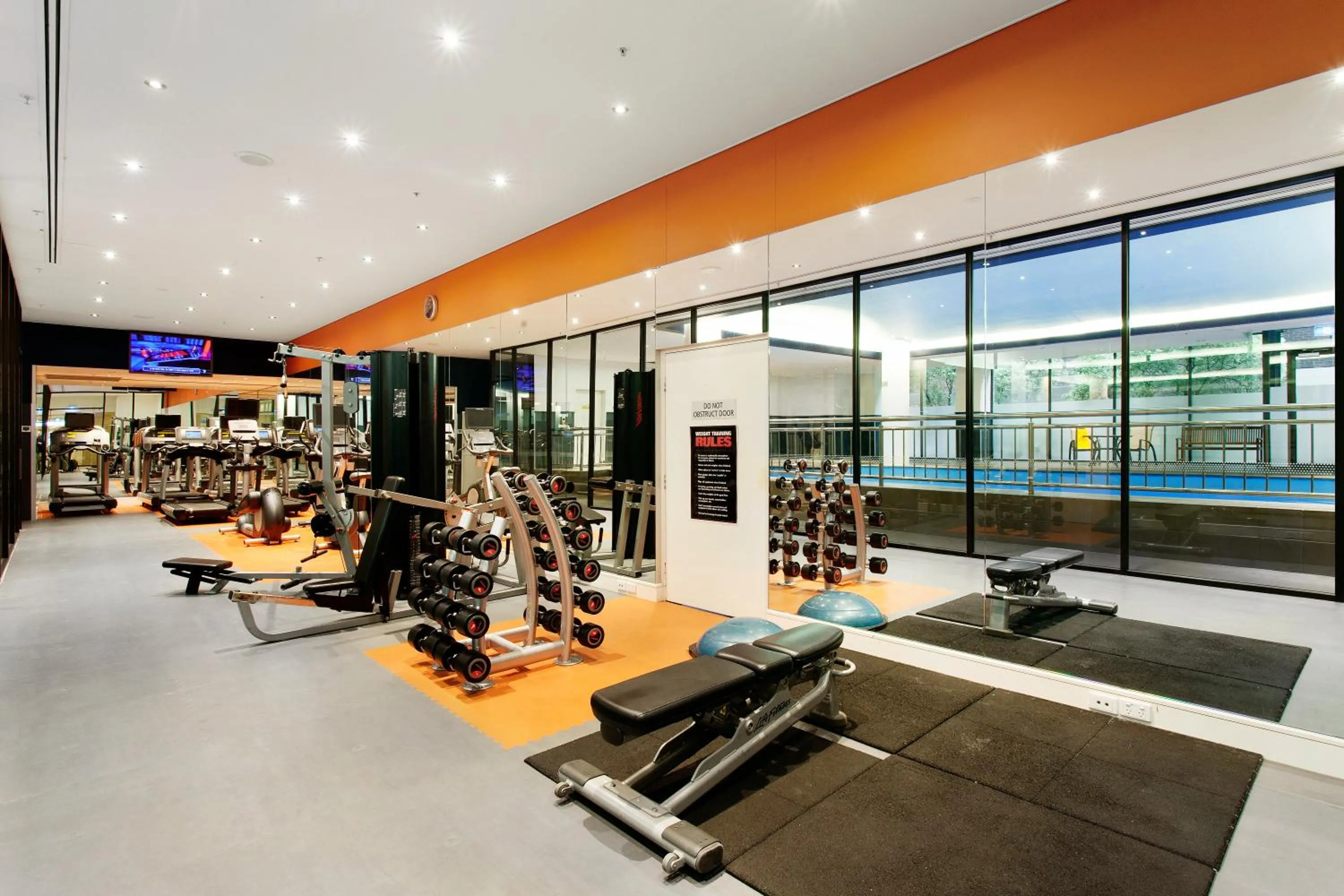 Fitness centre/facilities in Pullman Melbourne Albert Park