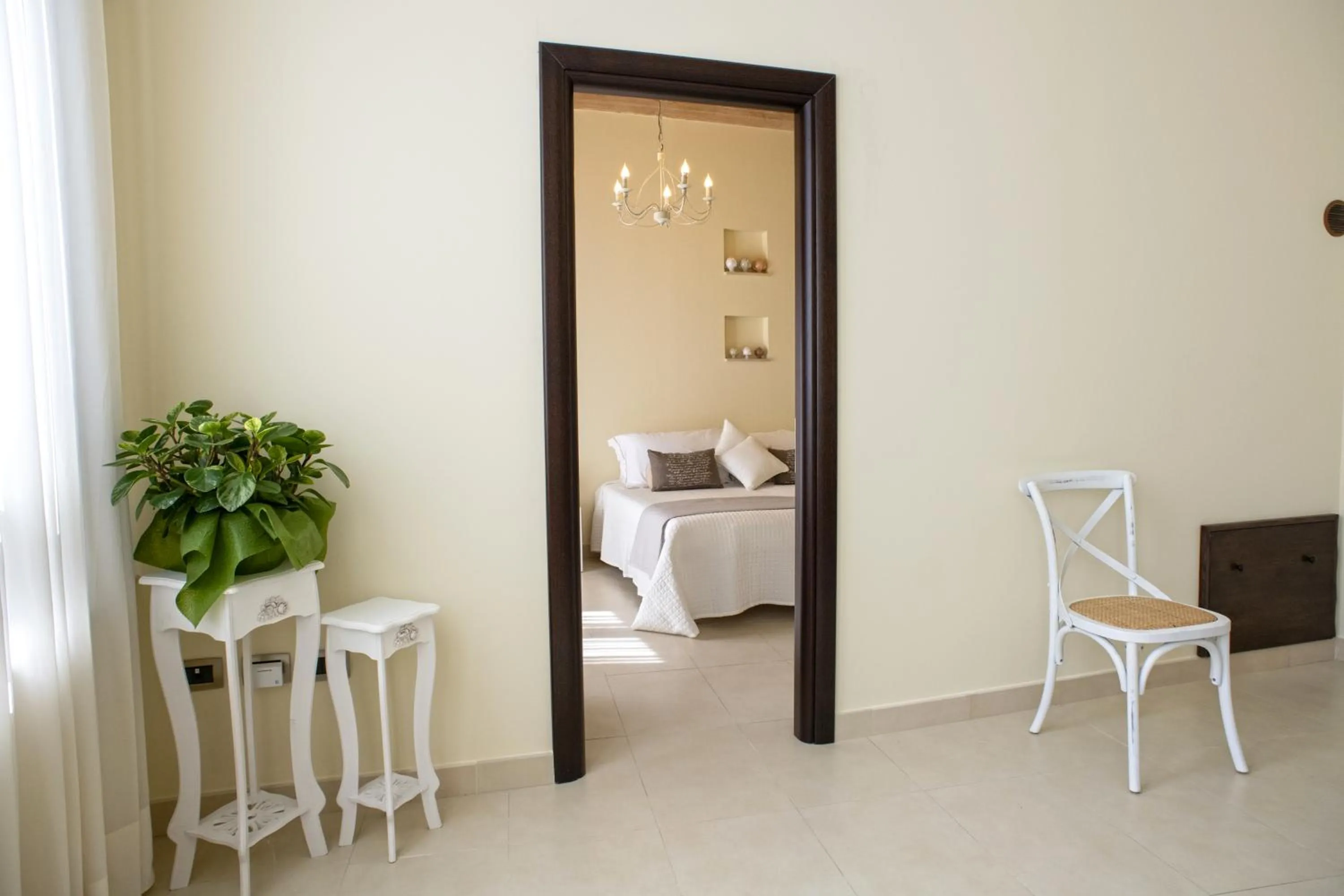 Living room, Bed in Perlage Suite Luxury B&B - Amazing view of Trulli