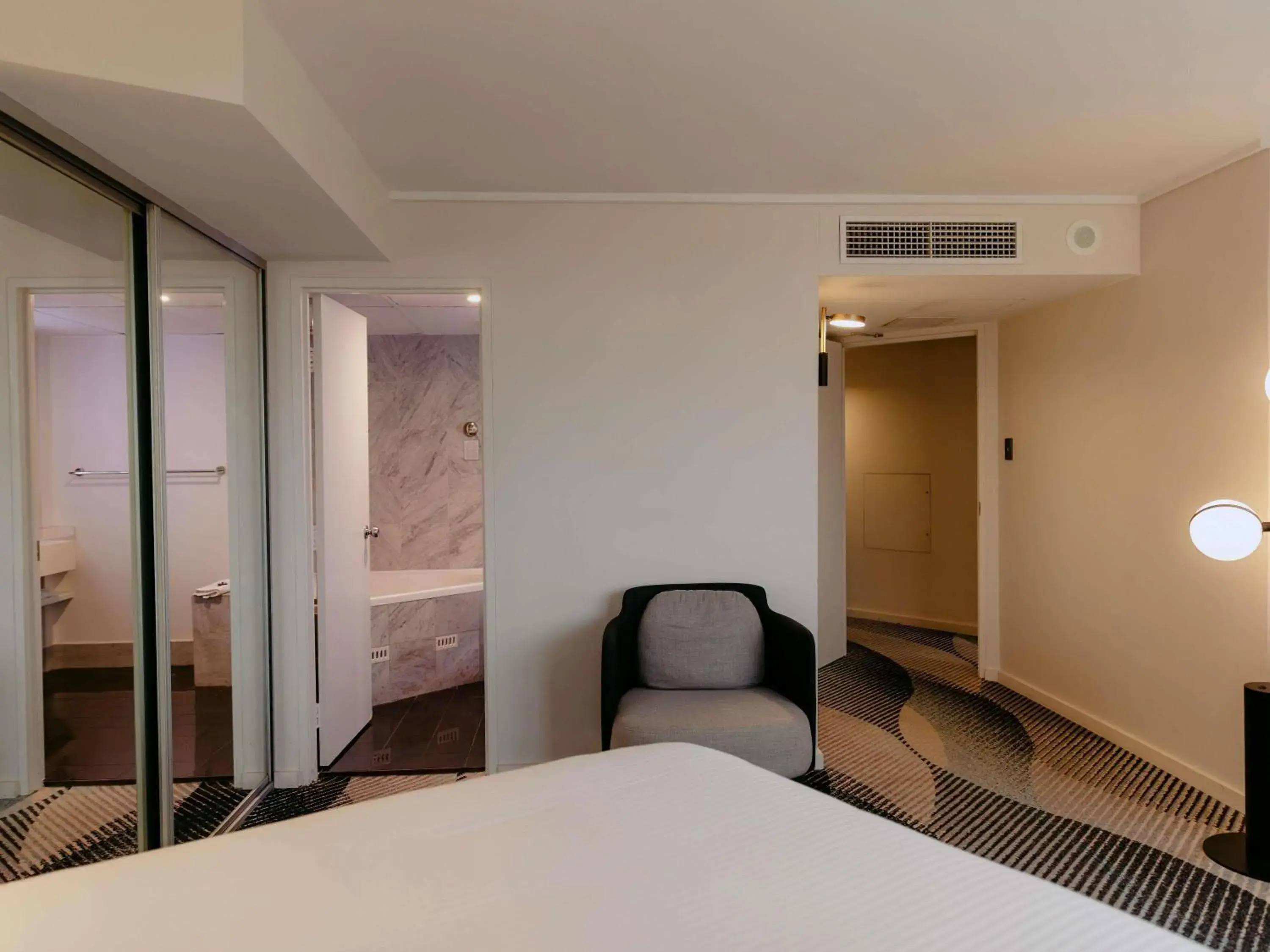 Bedroom, Bed in Novotel Sydney Parramatta Bedroom, Bed in Novotel Sydney Parramatta