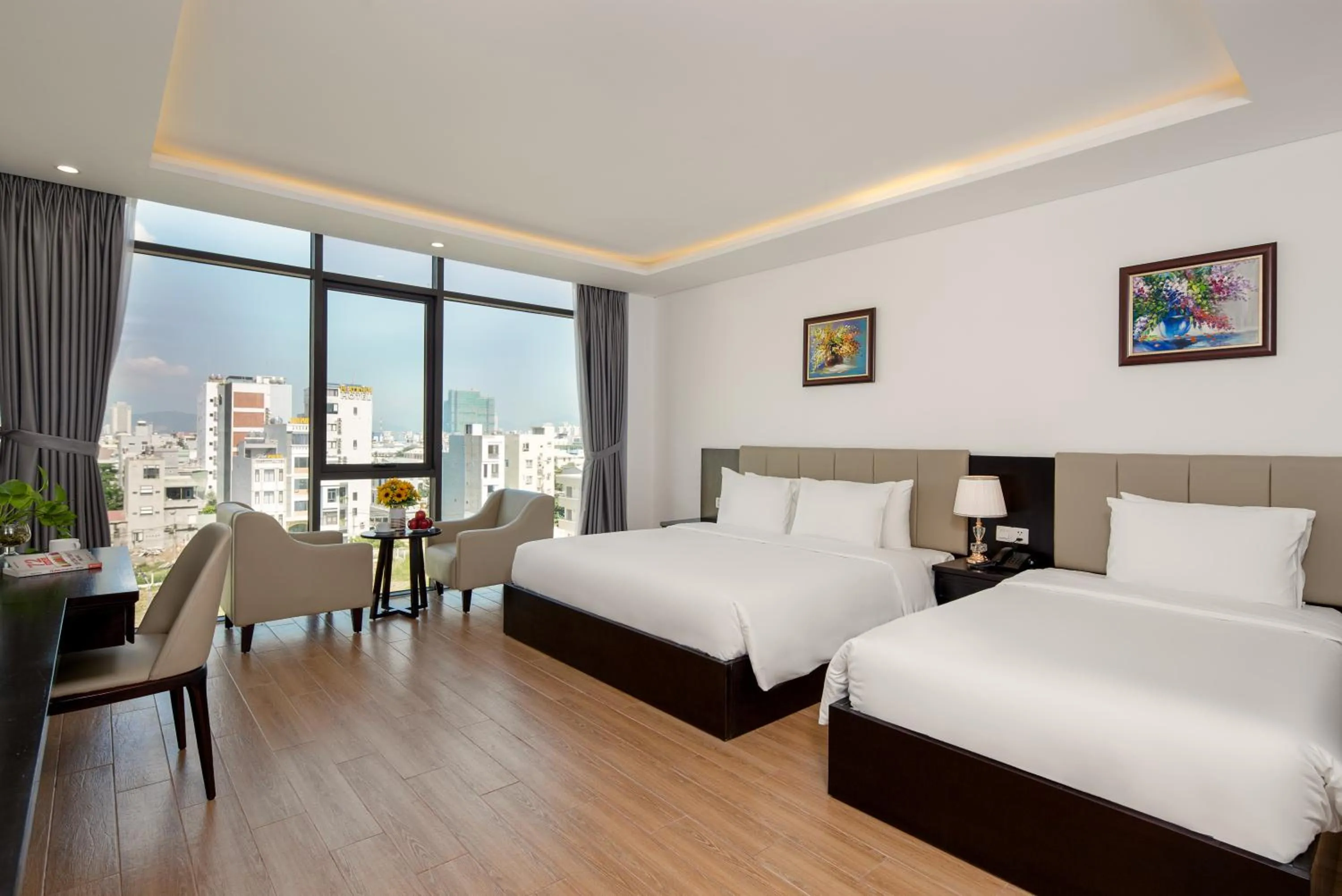 Bedroom, Bed in Golden Line Hotel Danang