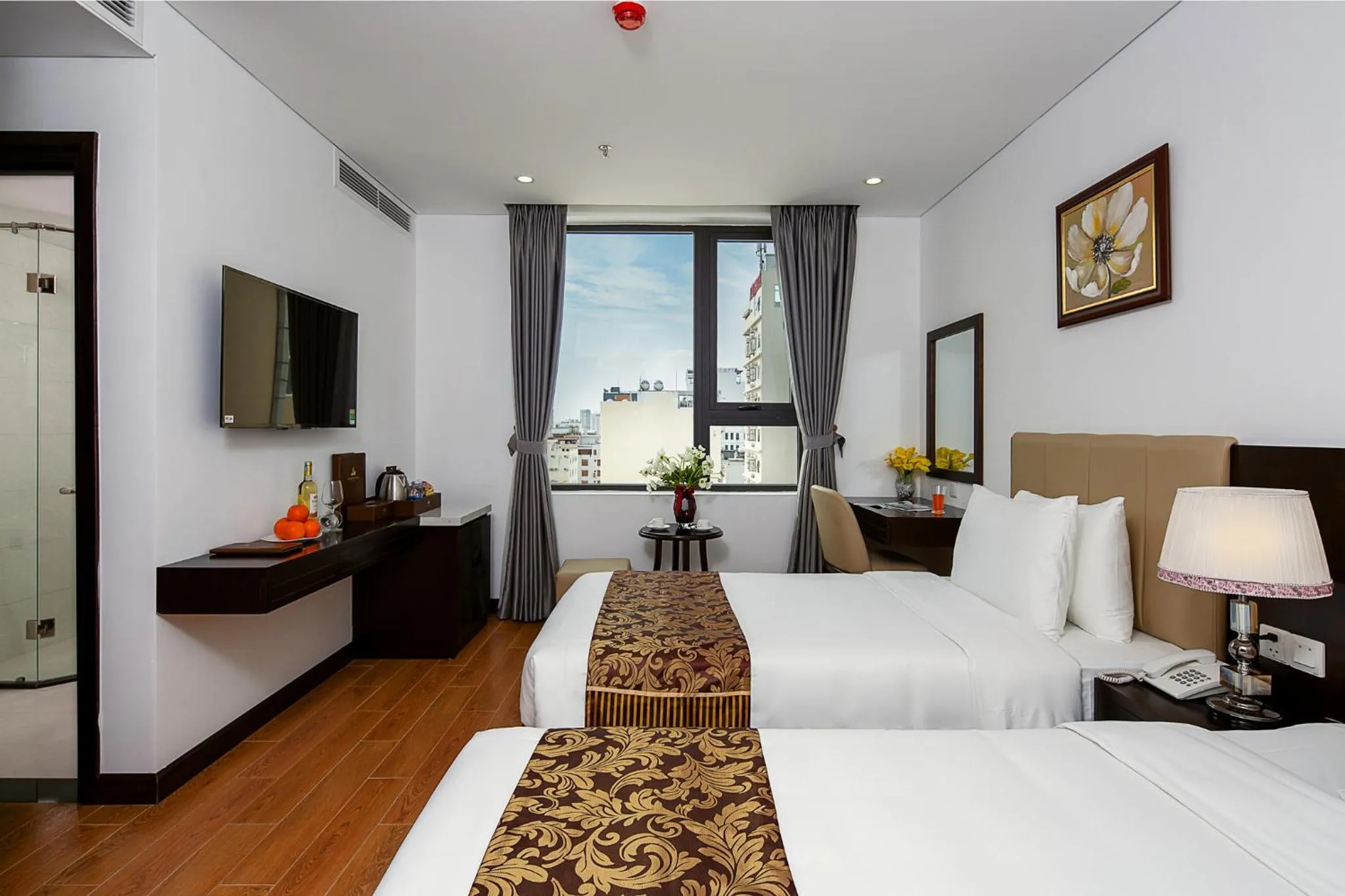 Bedroom, Bed in Golden Line Hotel Danang