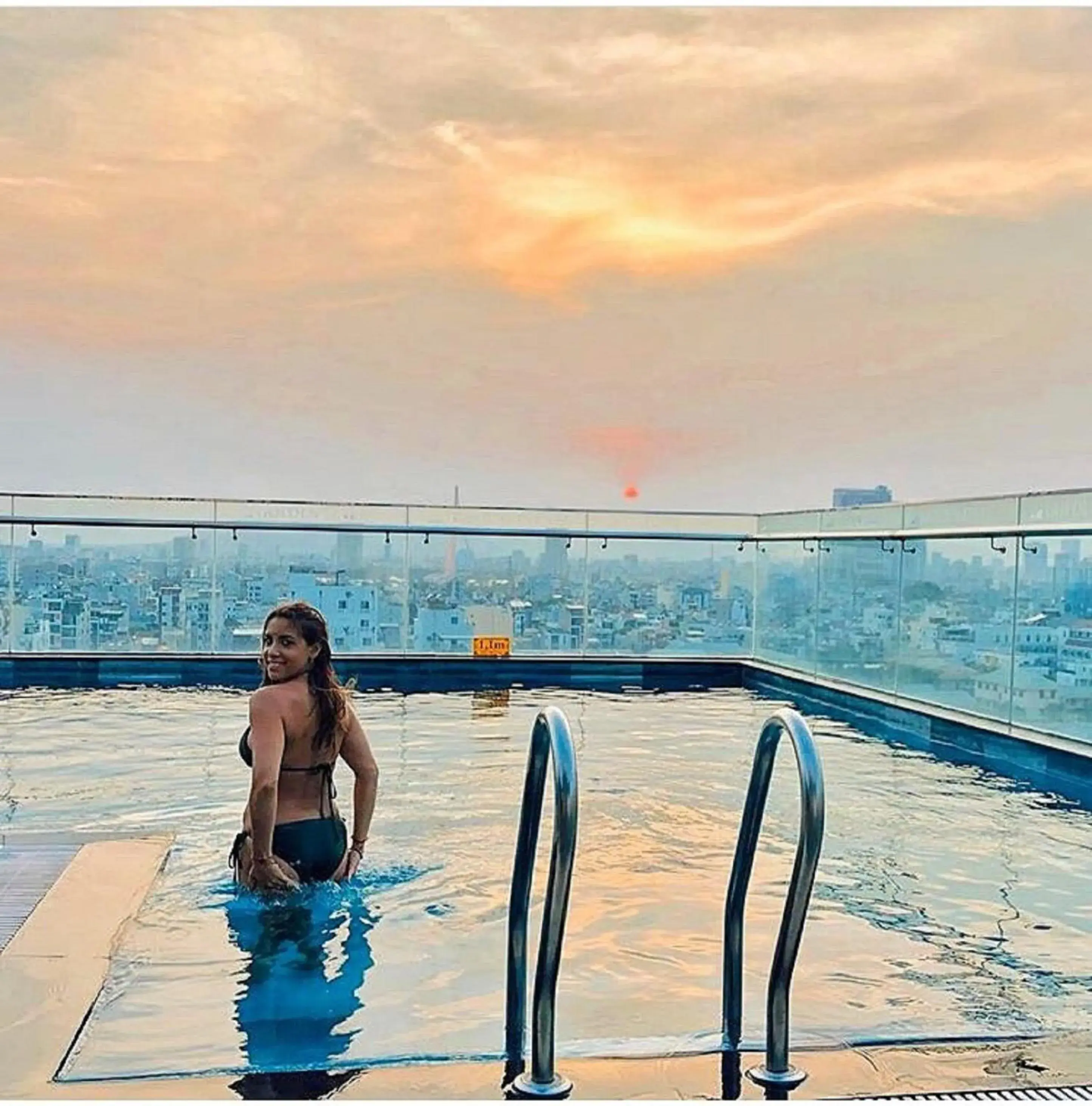 Swimming pool in Golden Line Hotel Danang Swimming pool in Golden Line Hotel Danang