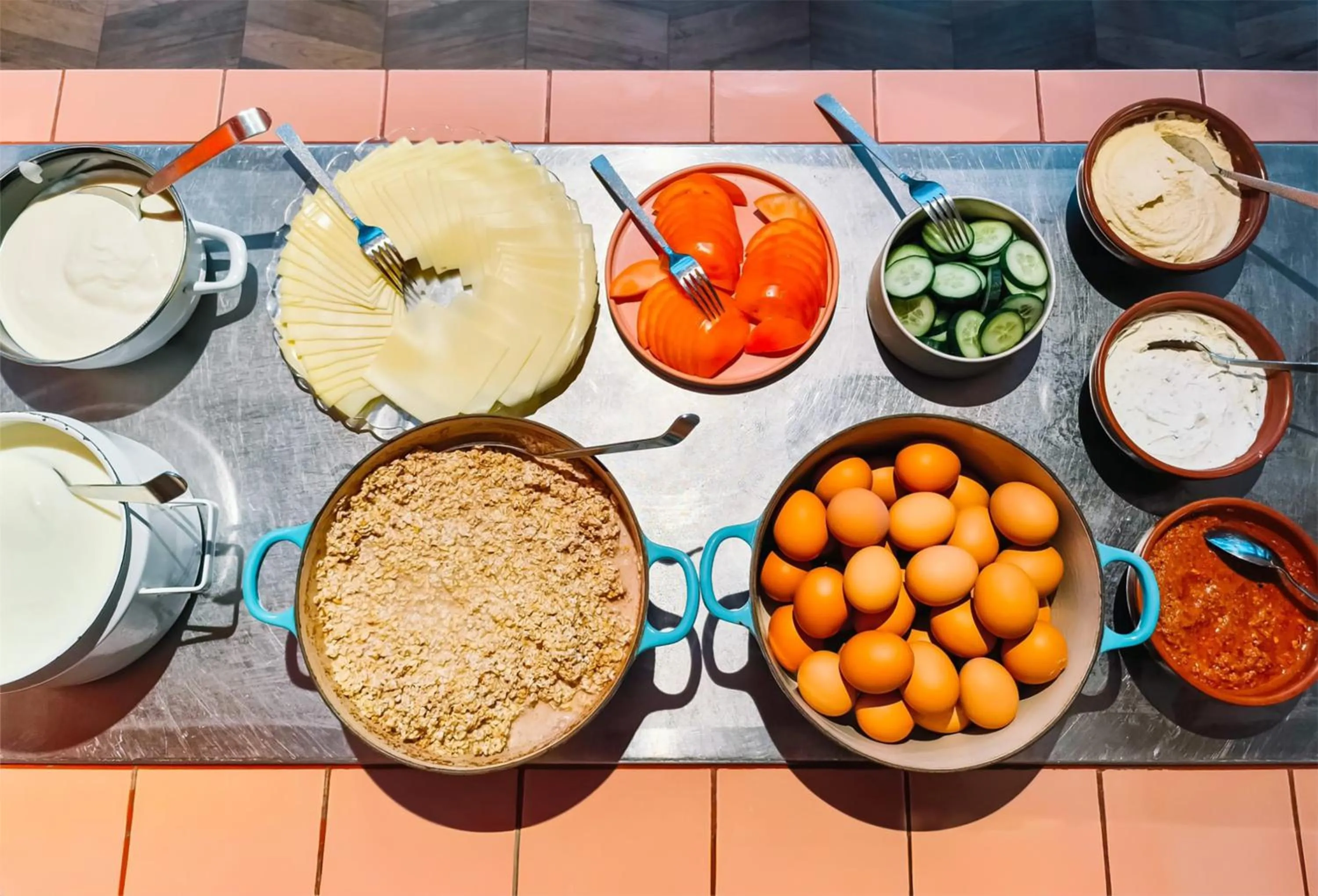 Breakfast in The Green Elephant Hostel & Spa