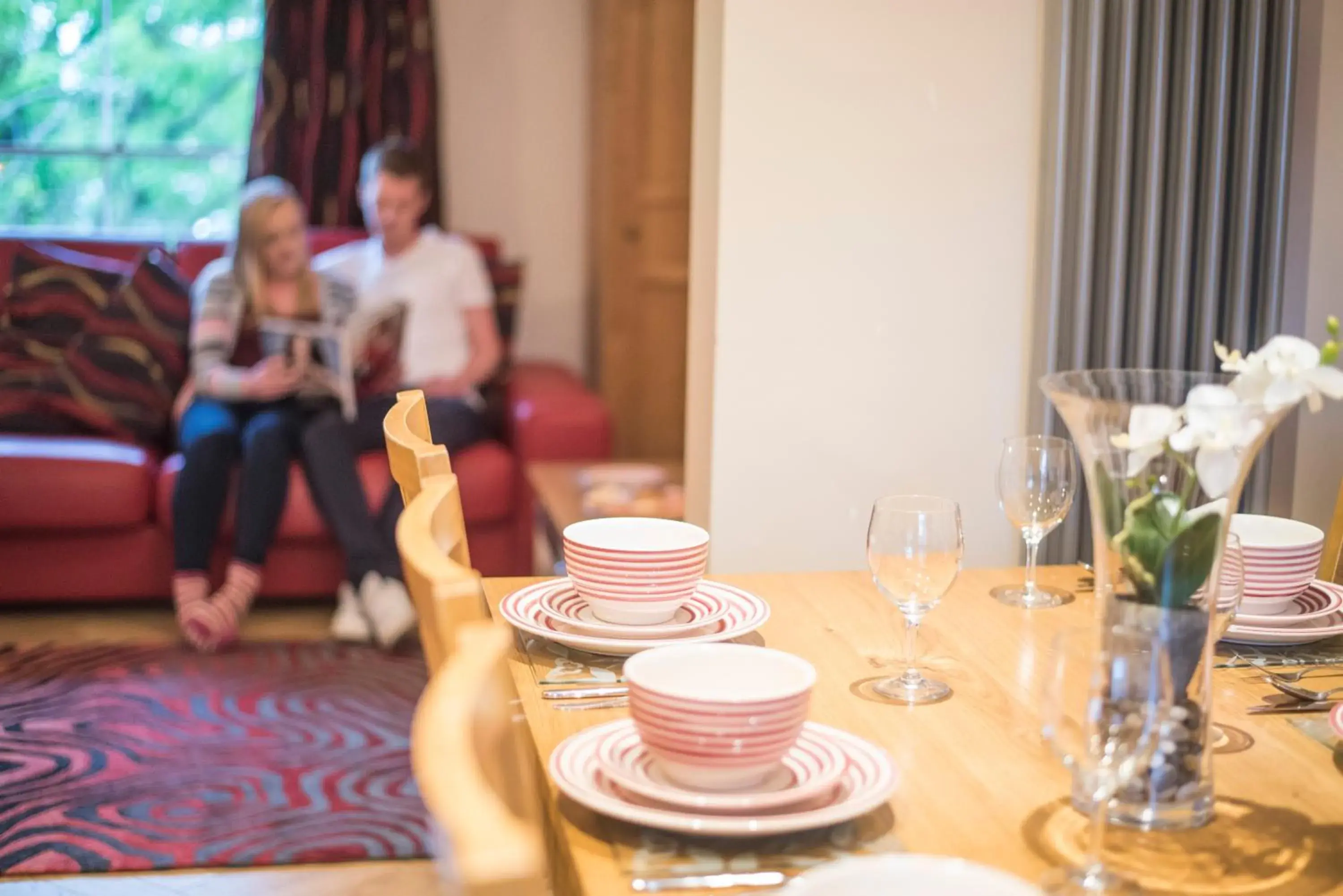 Dining area in Chester Apartments