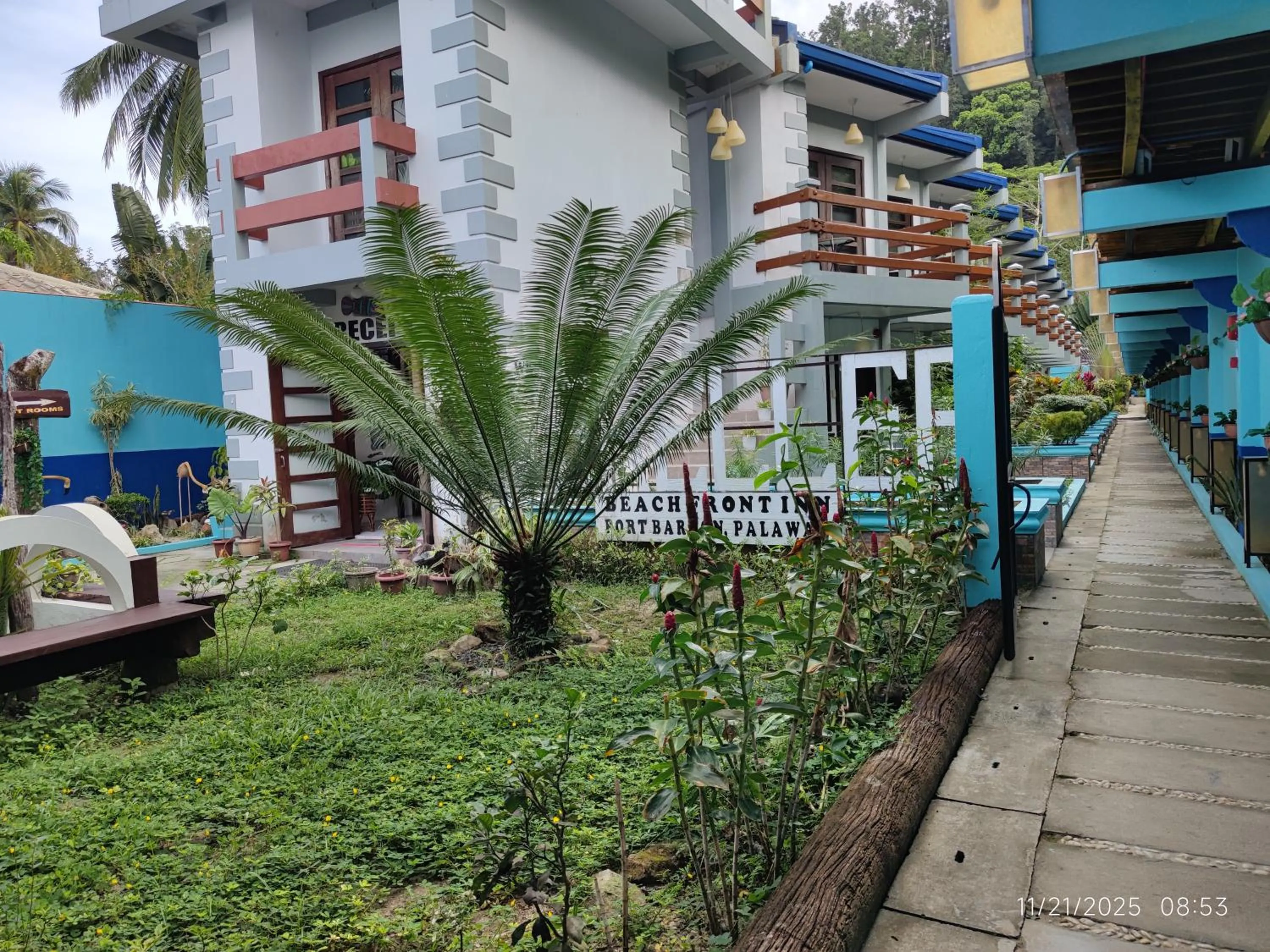 Garden in Ferellee Beach Front Inn