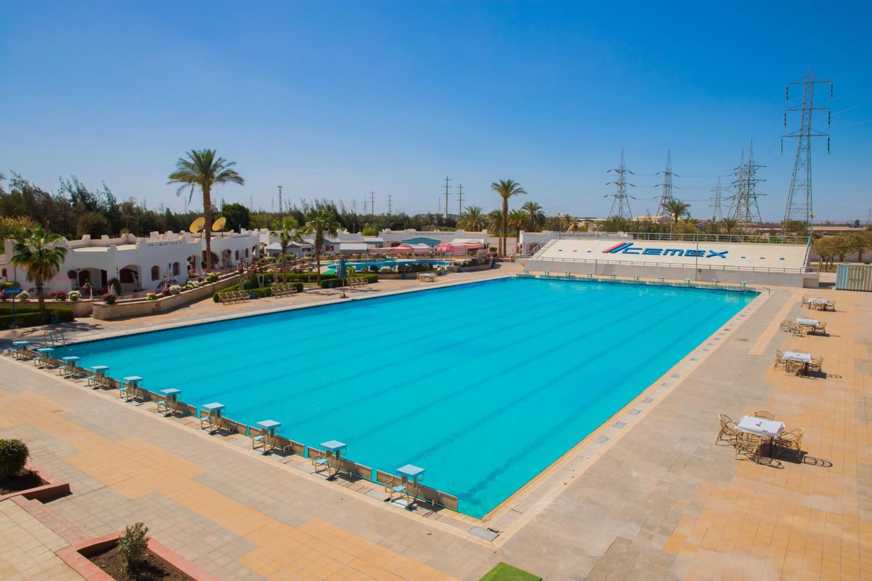 Swimming pool in Assiut Cement Hotel