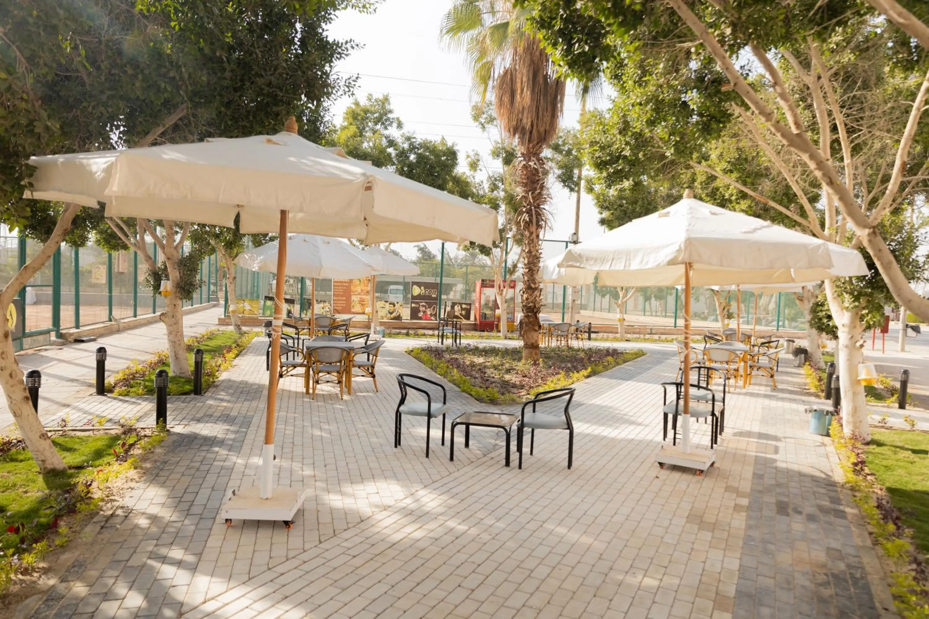 Dining area in Assiut Cement Hotel