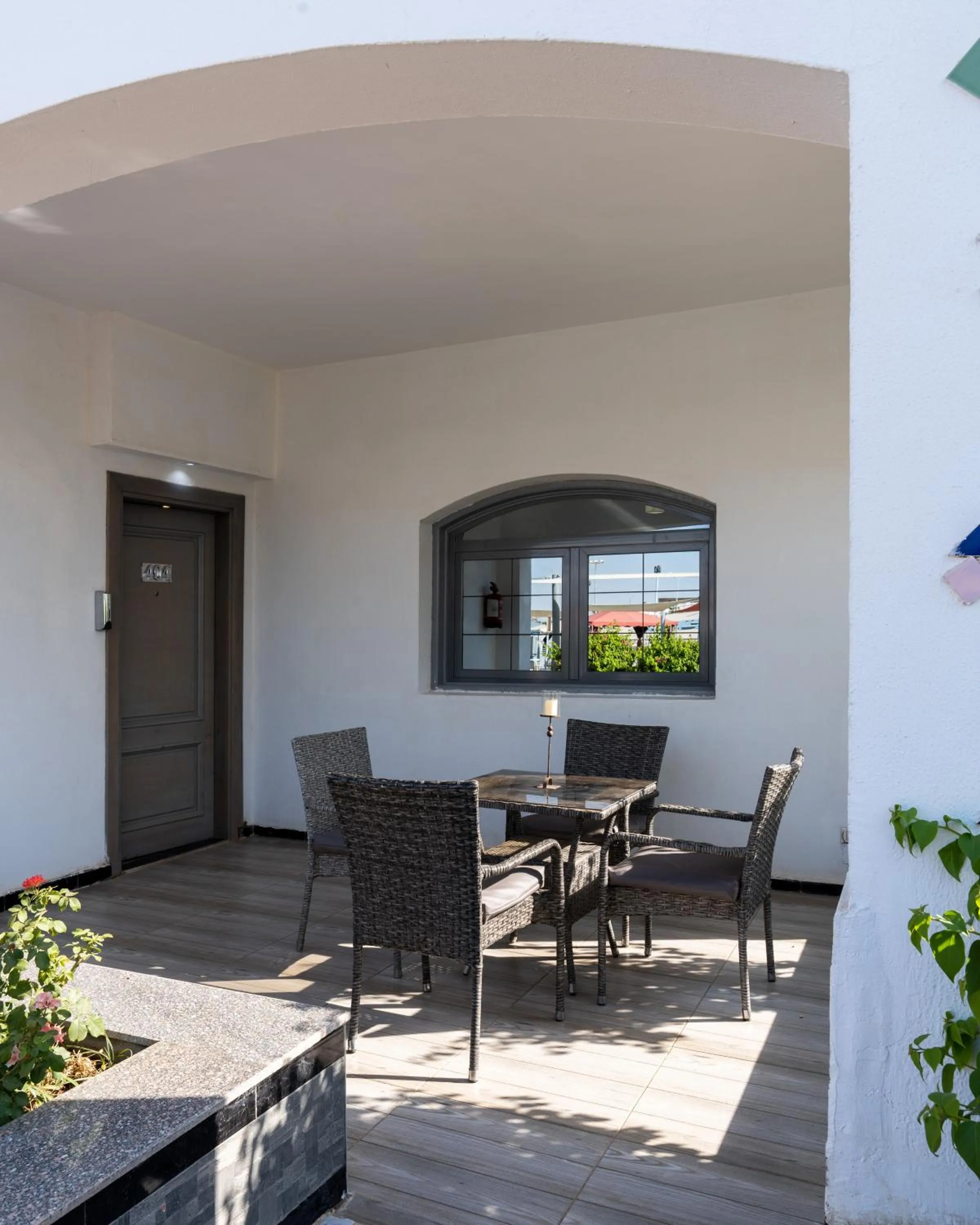 Balcony/Terrace in Assiut Cement Hotel