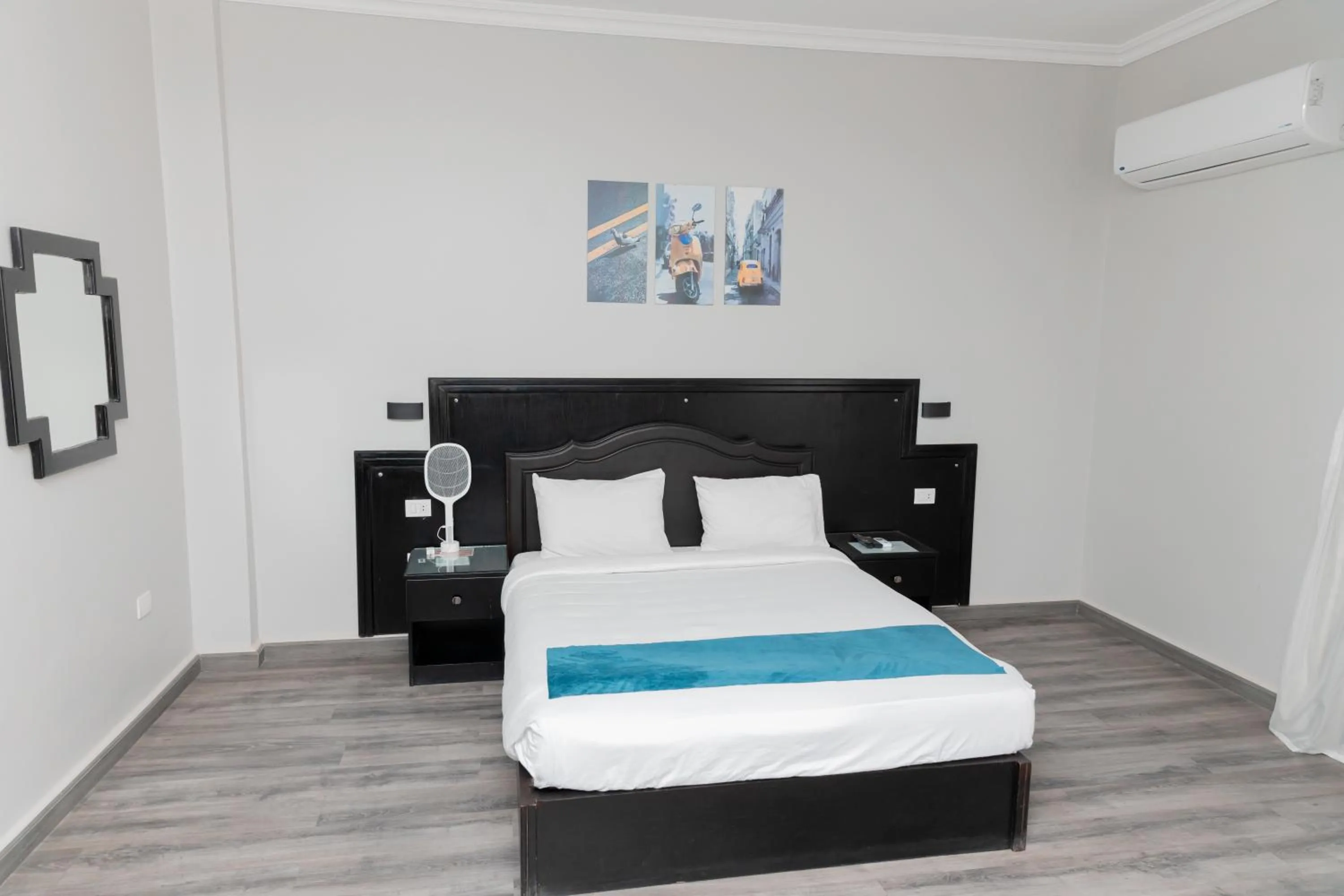 Bed in Assiut Cement Hotel