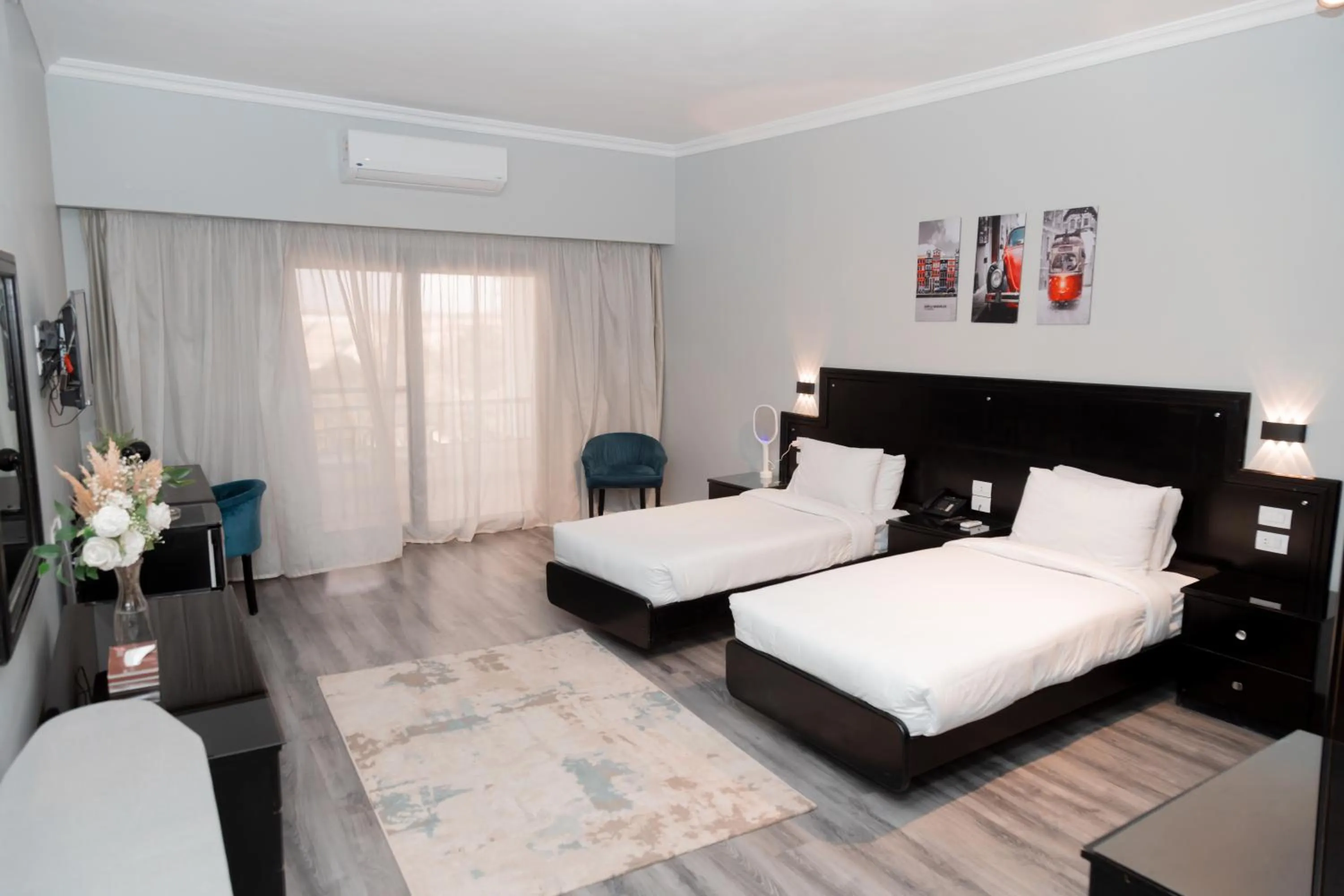 Bed in Assiut Cement Hotel