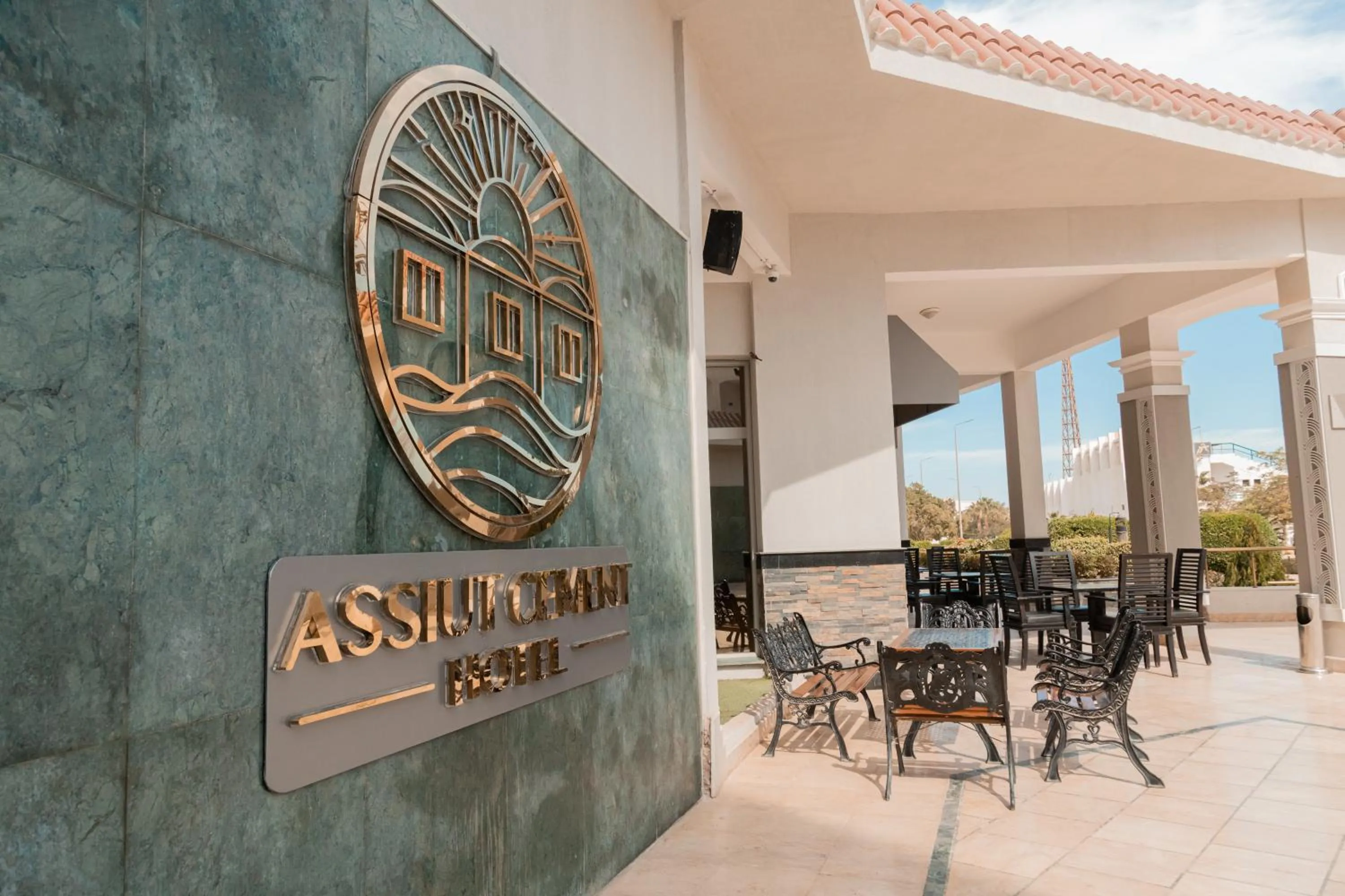 Logo/Certificate/Sign in Assiut Cement Hotel