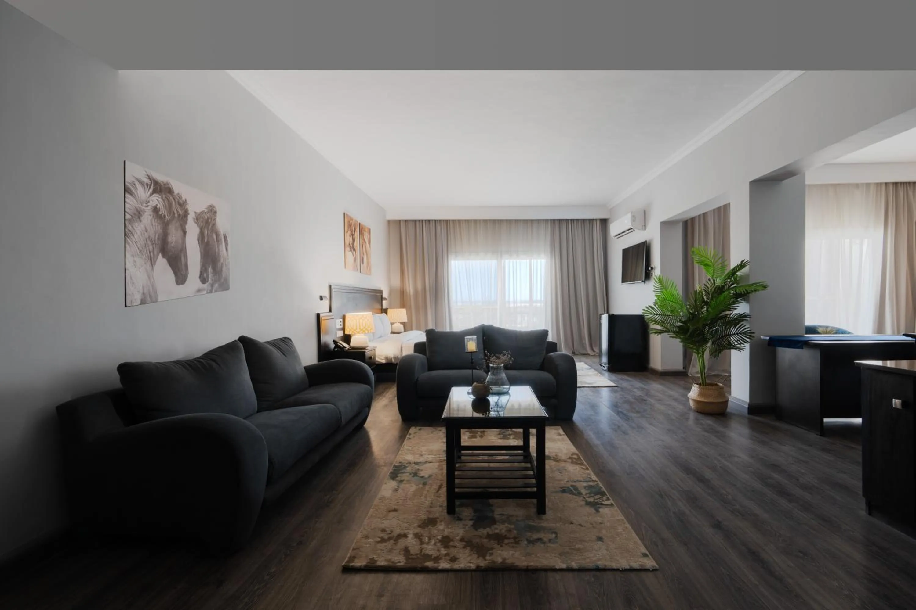 Seating area in Assiut Cement Hotel