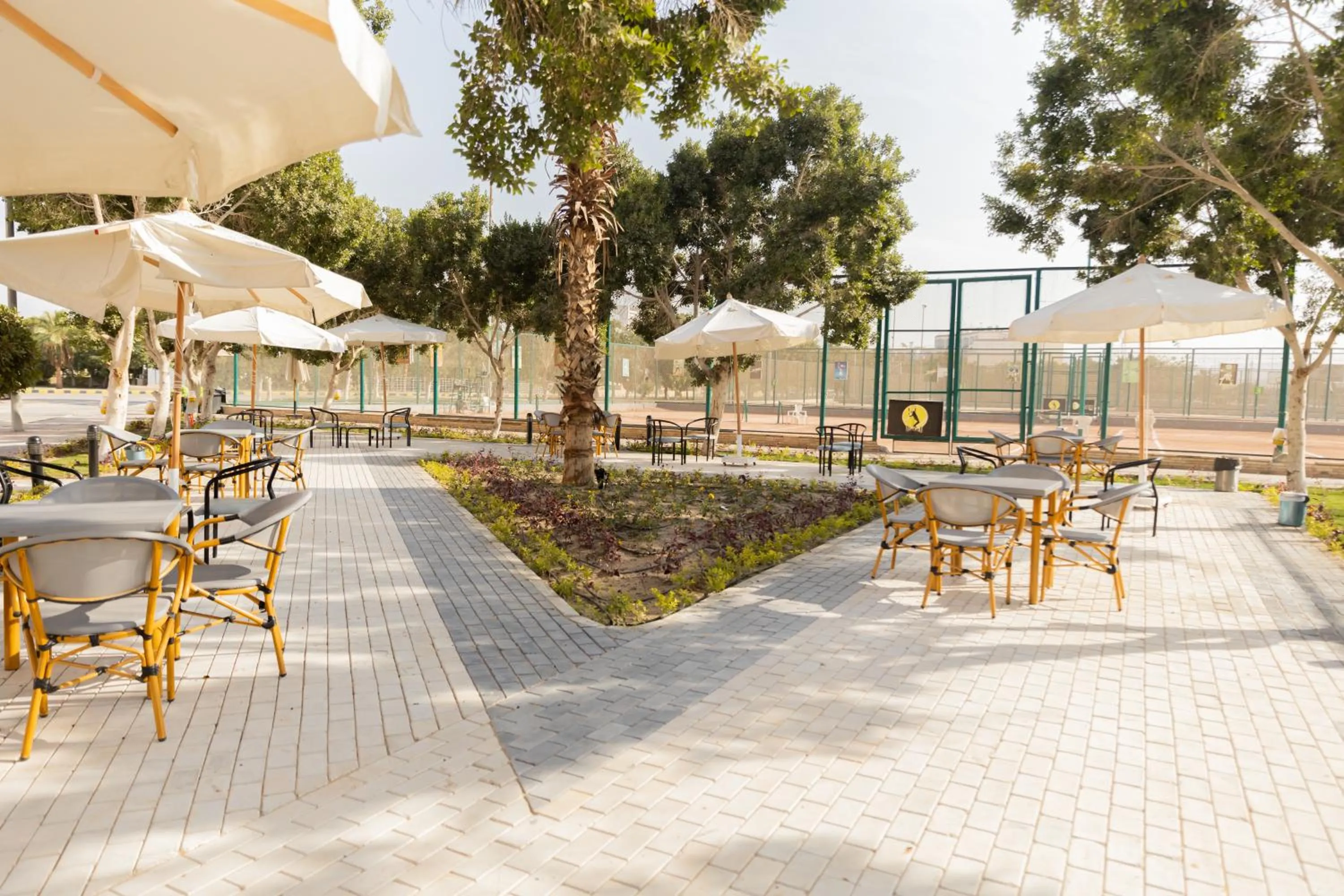 Dining area in Assiut Cement Hotel