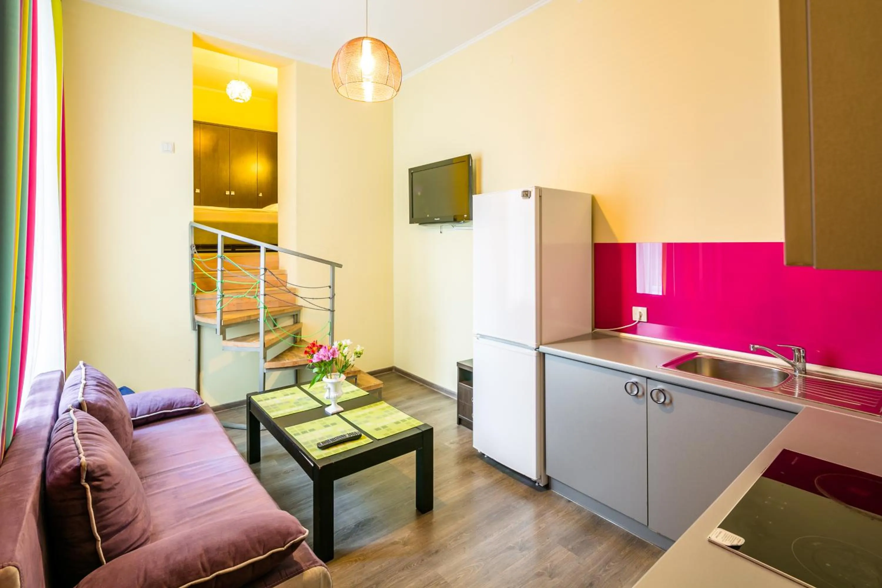 Kitchen or kitchenette in Apartment Fedkovycha