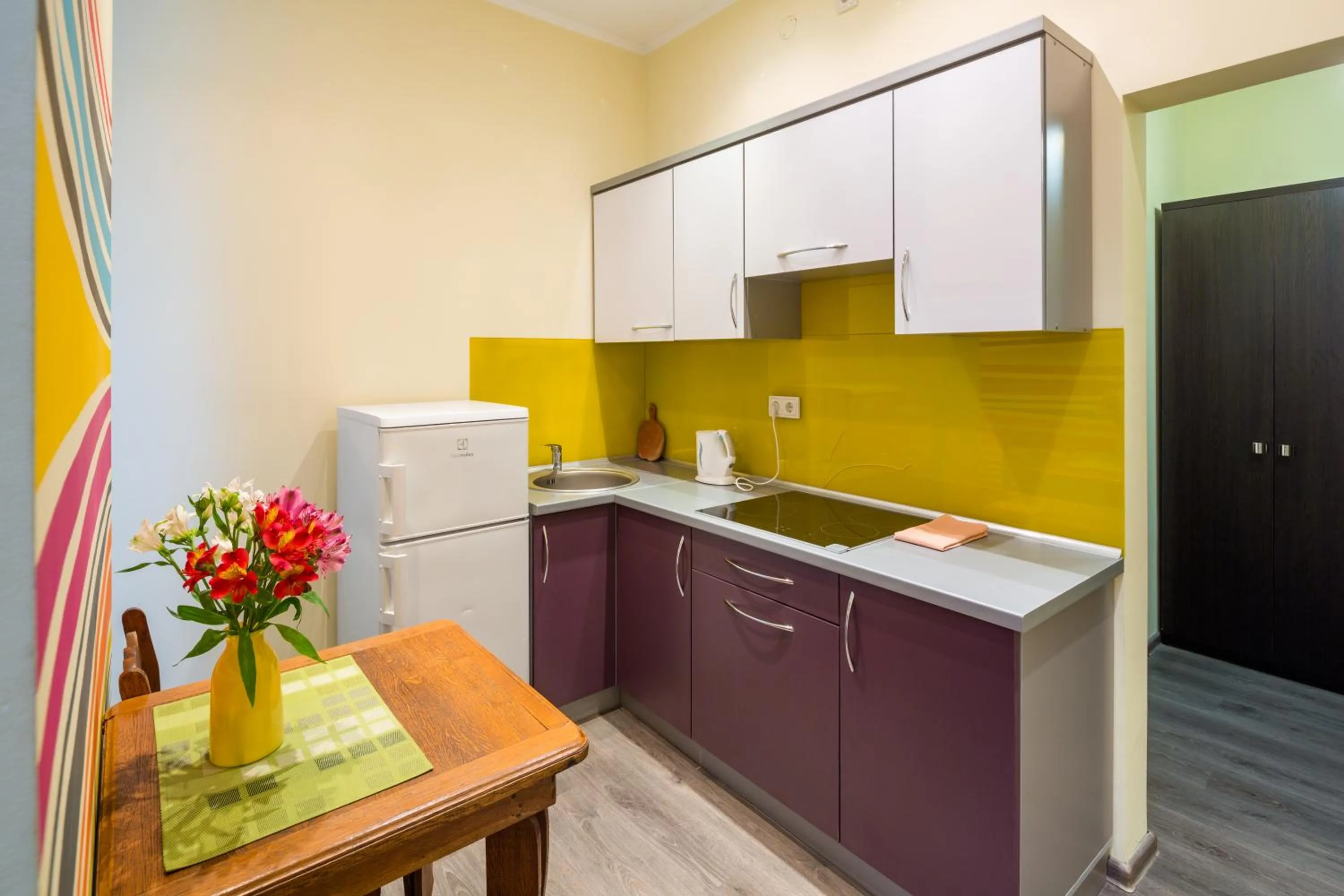 Kitchen or kitchenette in Apartment Fedkovycha