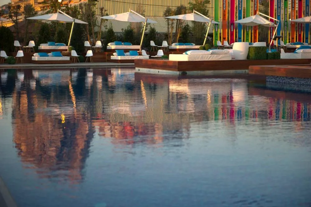 Swimming pool in Veer Luxury Boutique Hotel & Beach Club