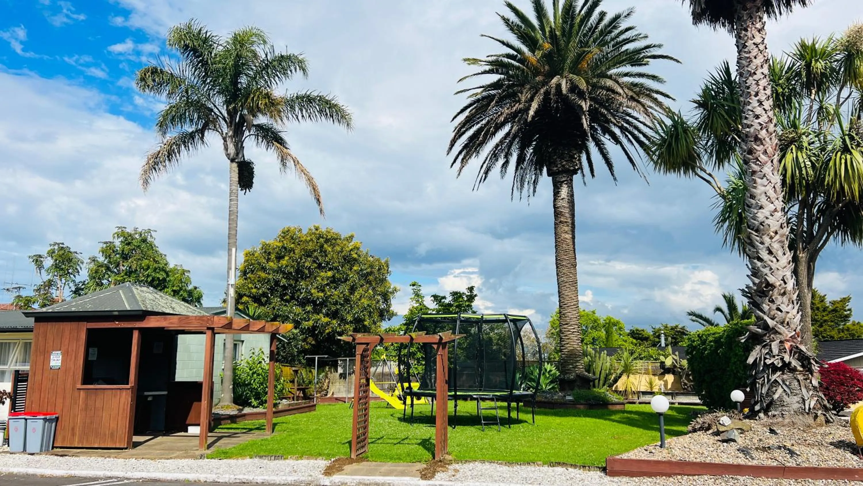 Children play ground in 18th Avenue Thermal Motel
