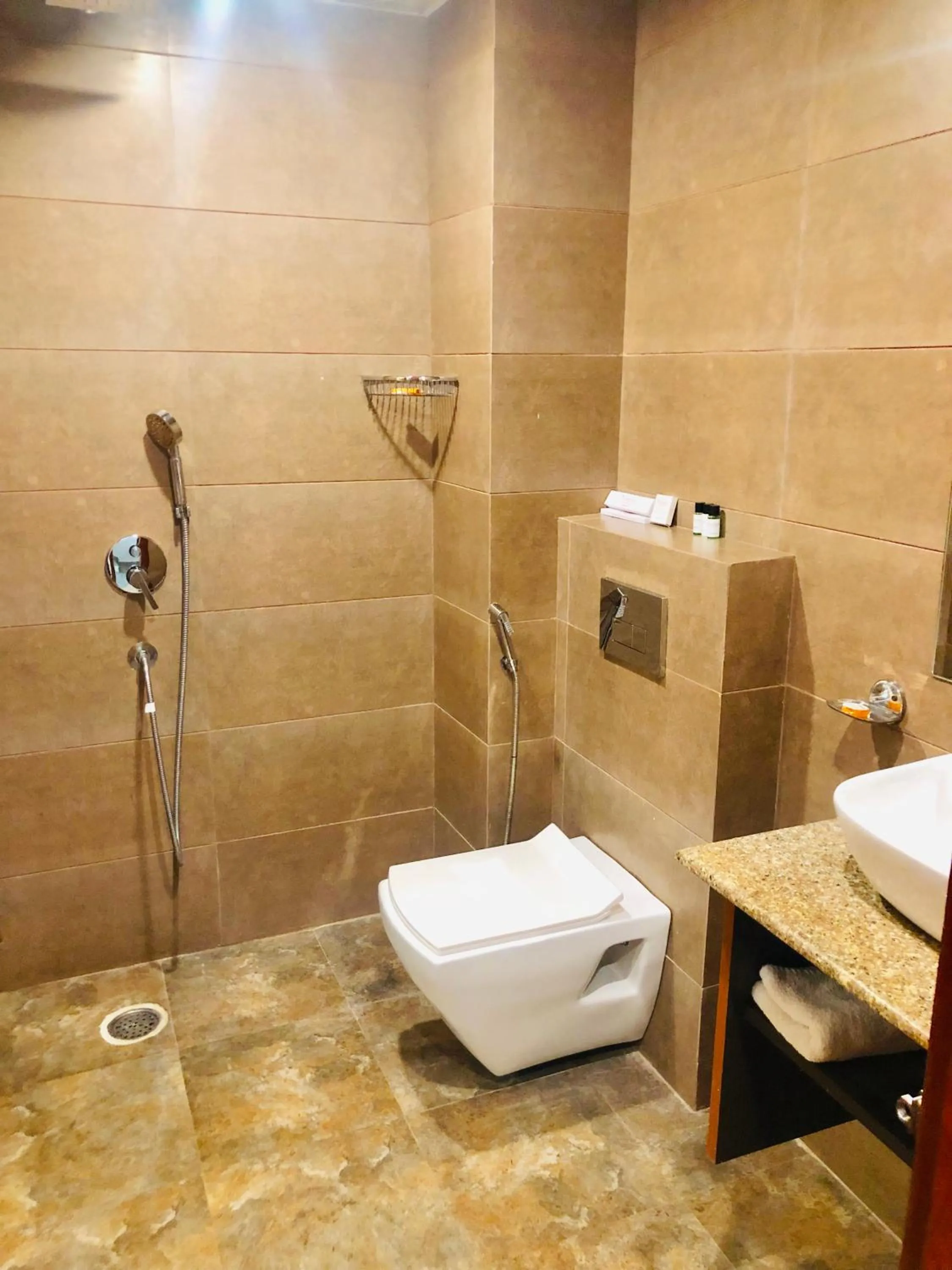 Toilet in Red Crown Hotel