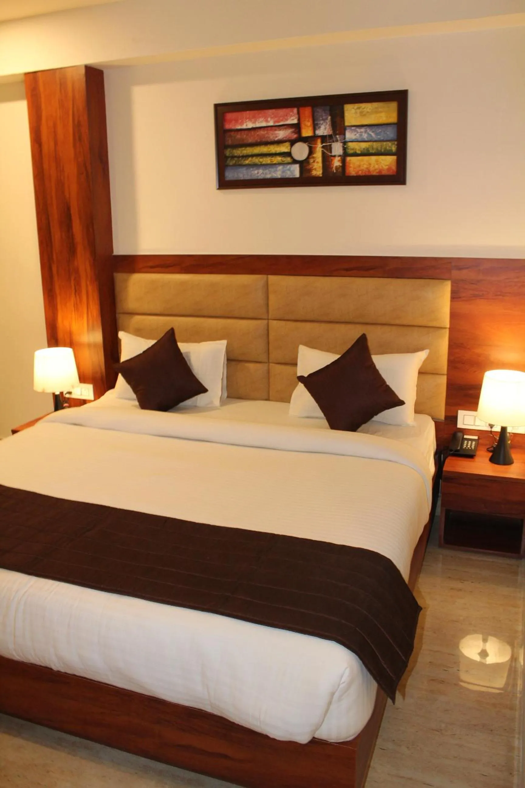 Bed in Red Crown Hotel