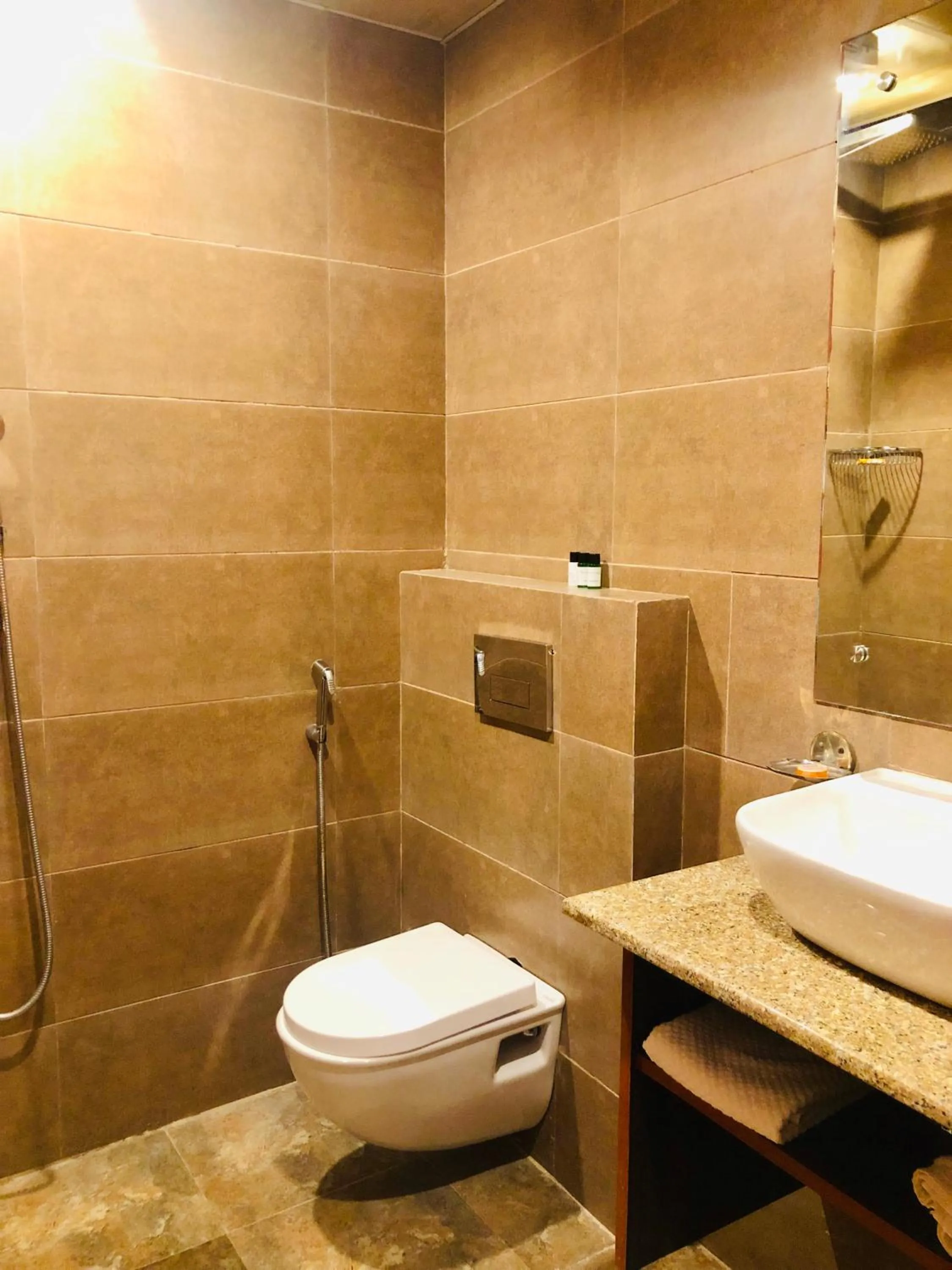 Toilet in Red Crown Hotel