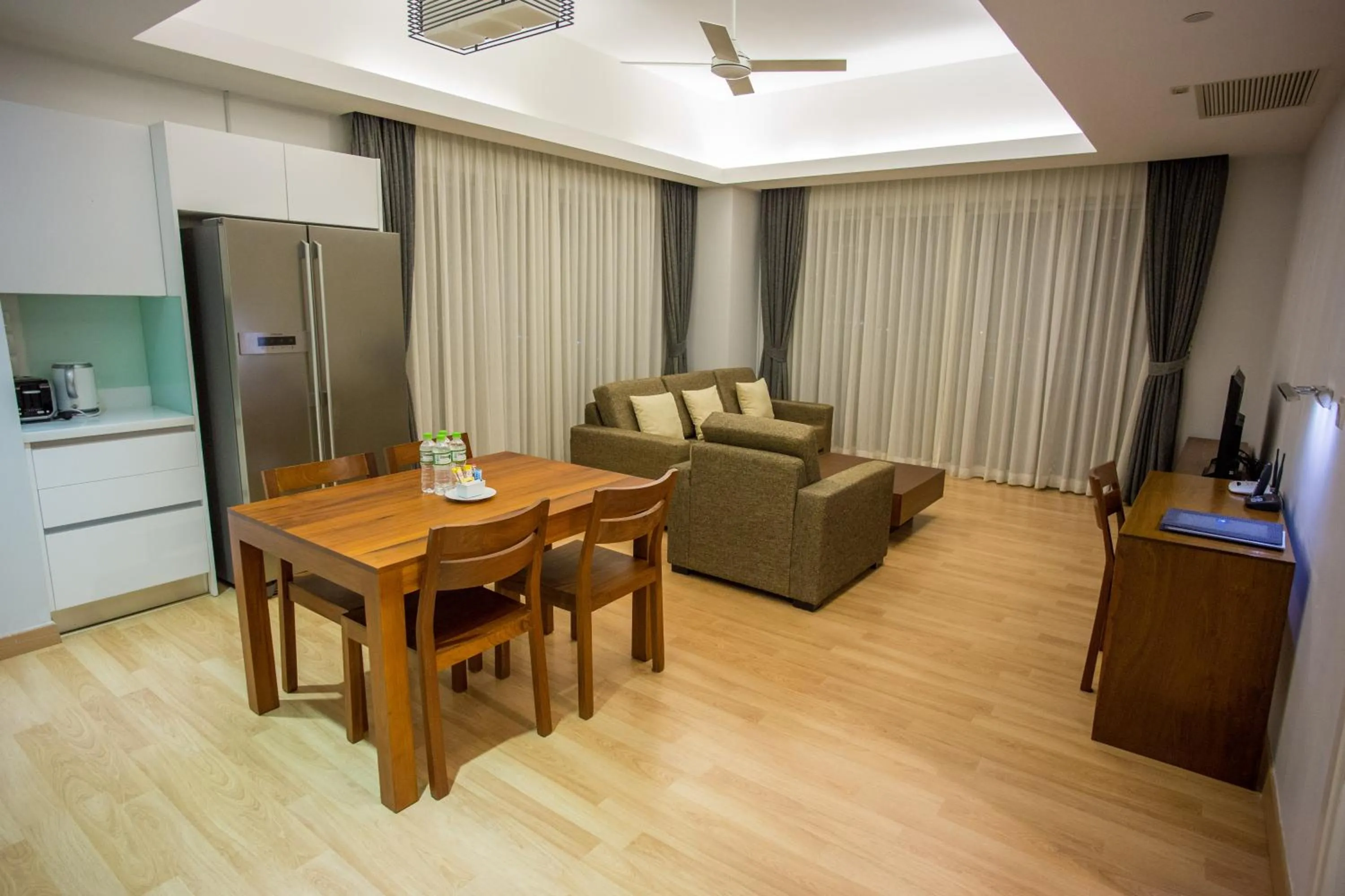 Living room in Bellevue Serviced Apartments