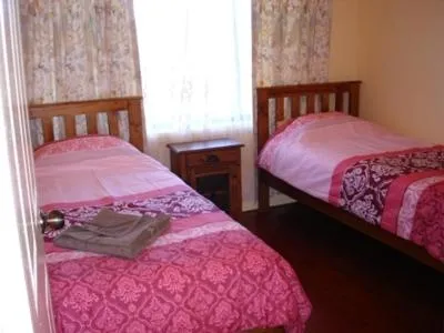 Bed in Lake Front Motel