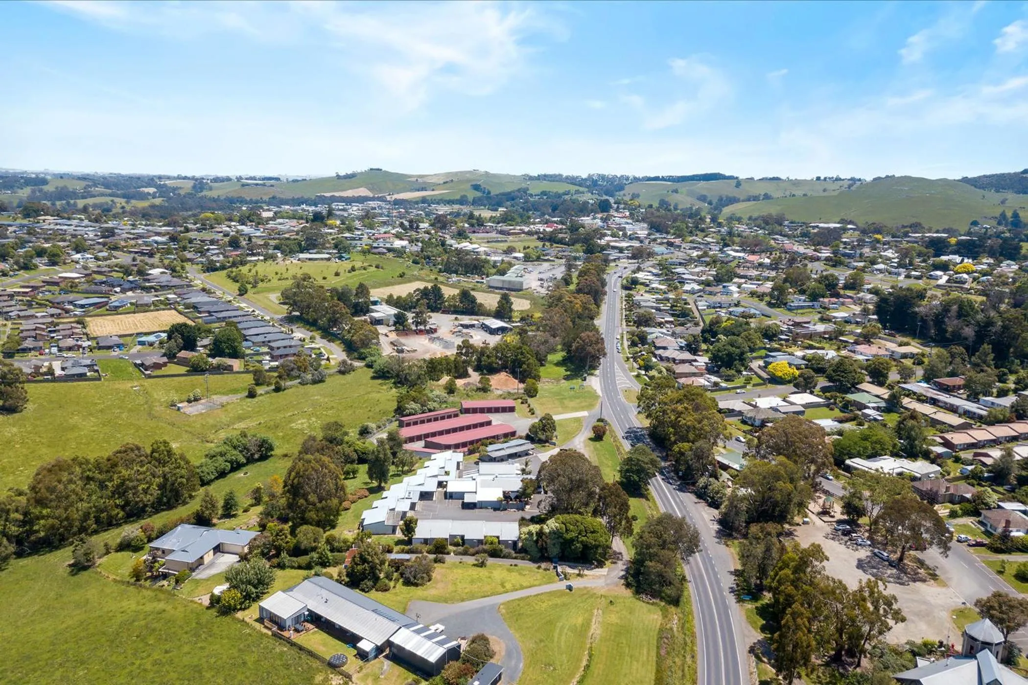Bird's eye view in Coal Creek Motel