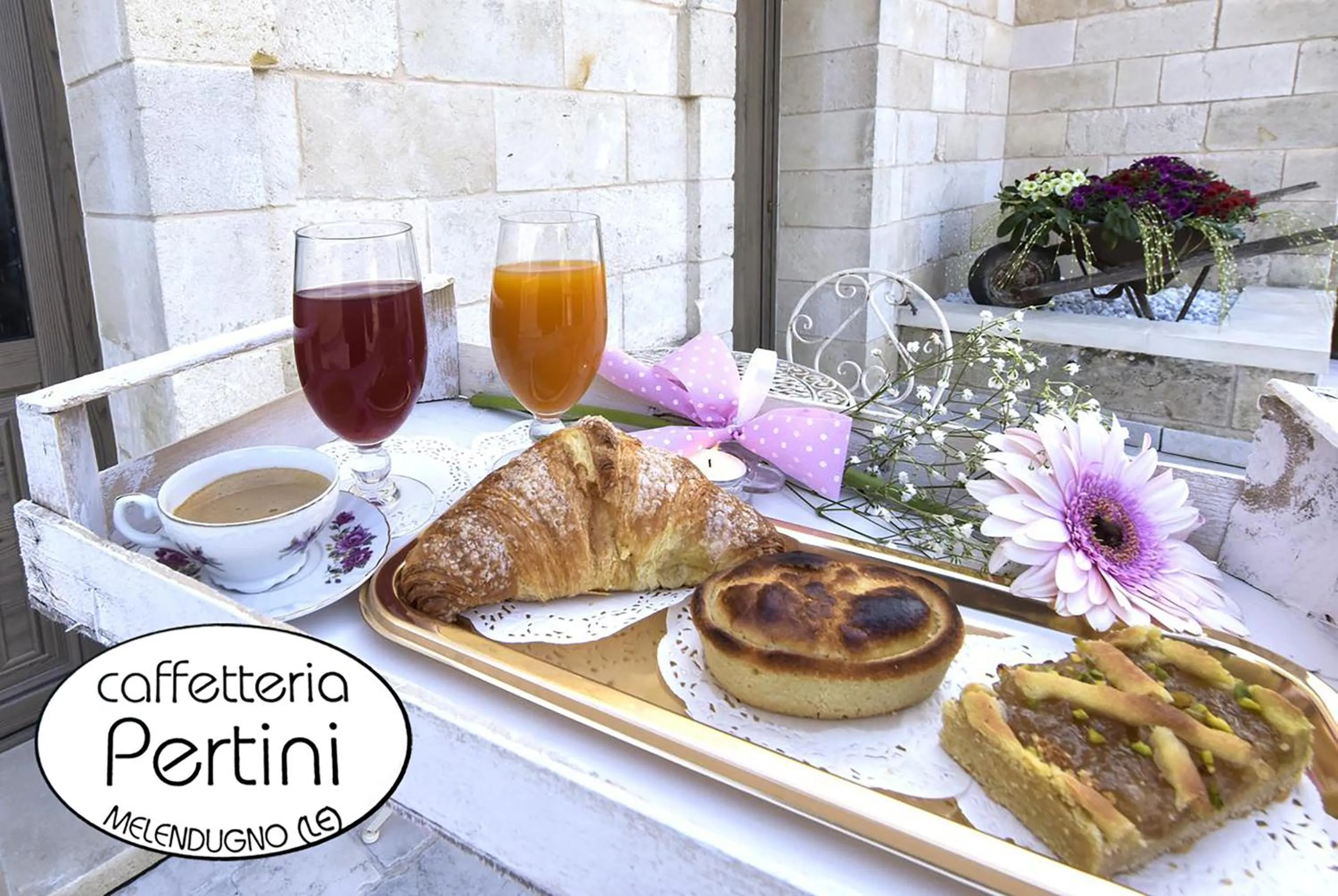 Italian breakfast in Castello Salentino B&B Melendugno