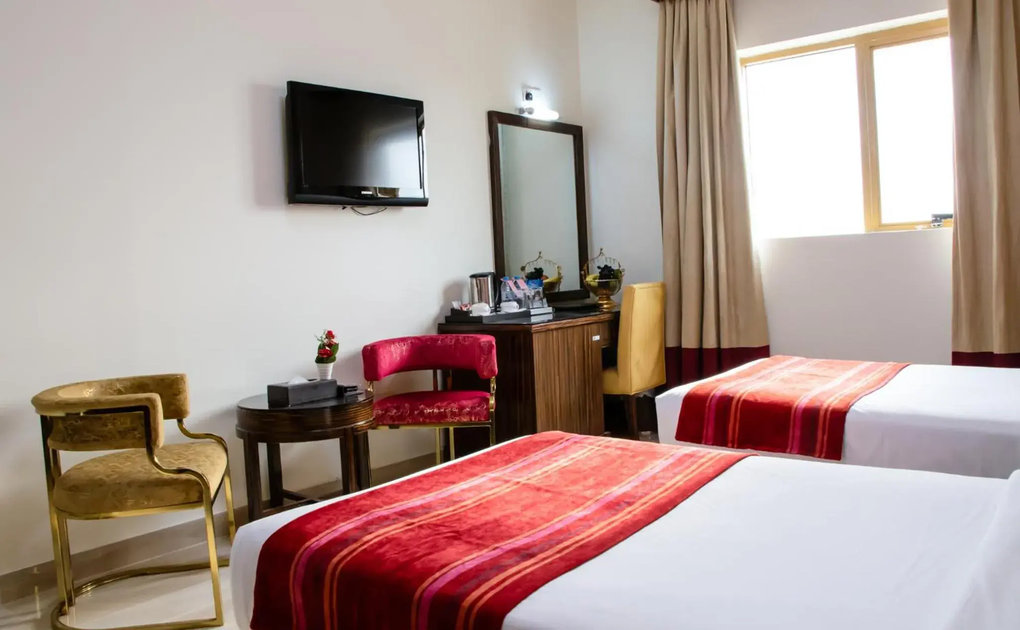 TV and multimedia, Bed in Fortune Hotel Deira TV and multimedia, Bed in Fortune Hotel Deira