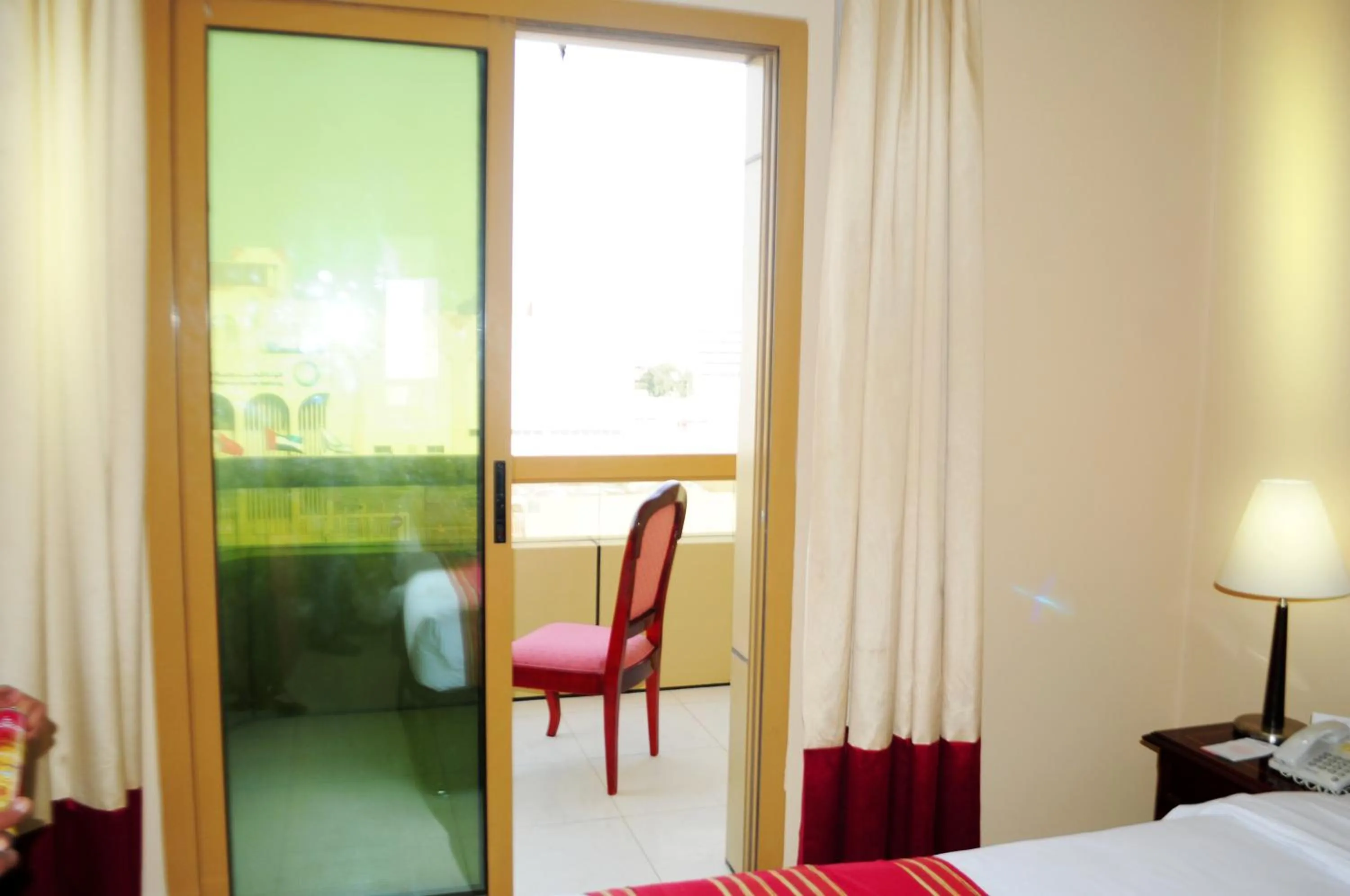 View (from property/room), Bed in Fortune Hotel Deira