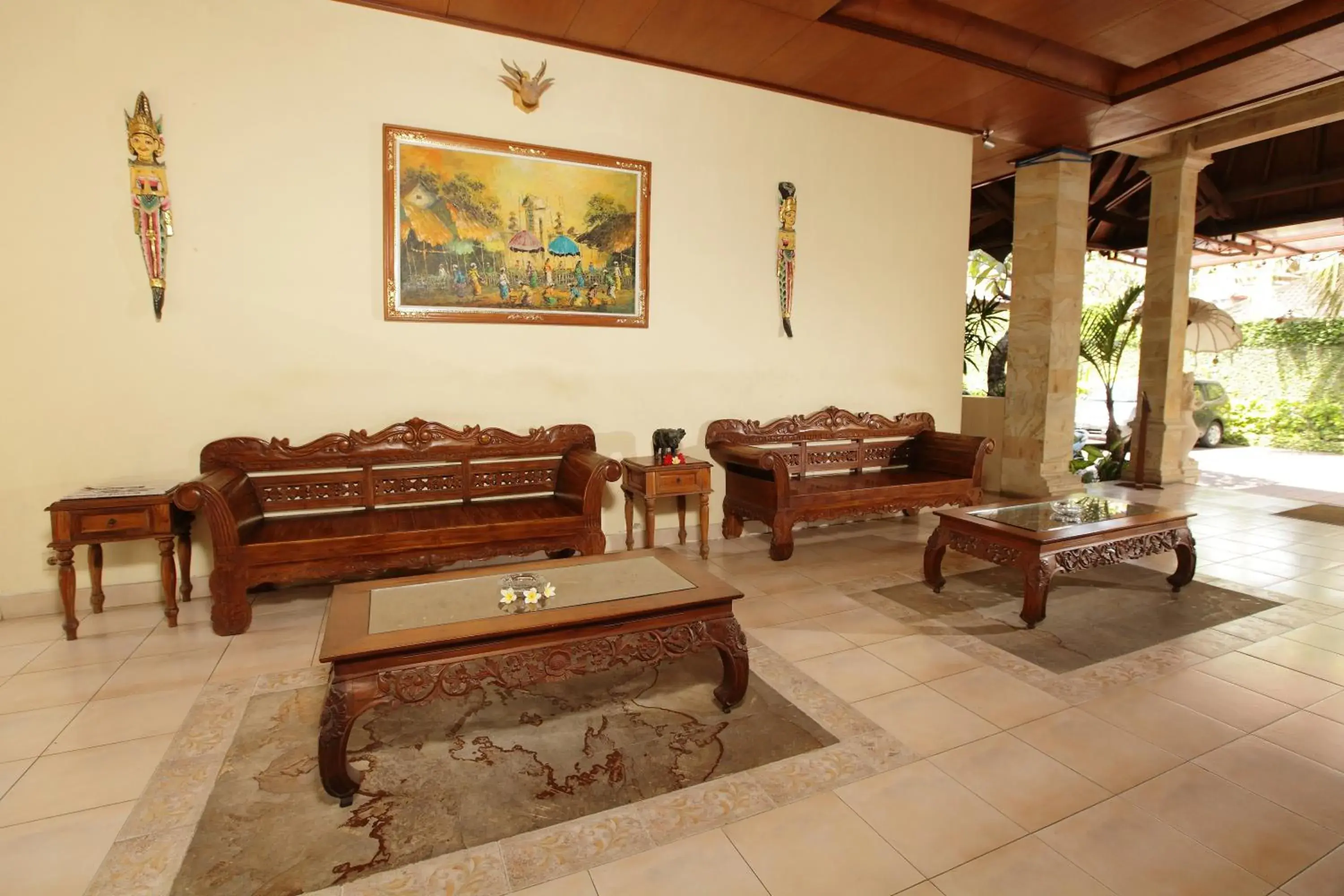 Lobby or reception in Bali Sandy Resort Lobby or reception in Bali Sandy Resort