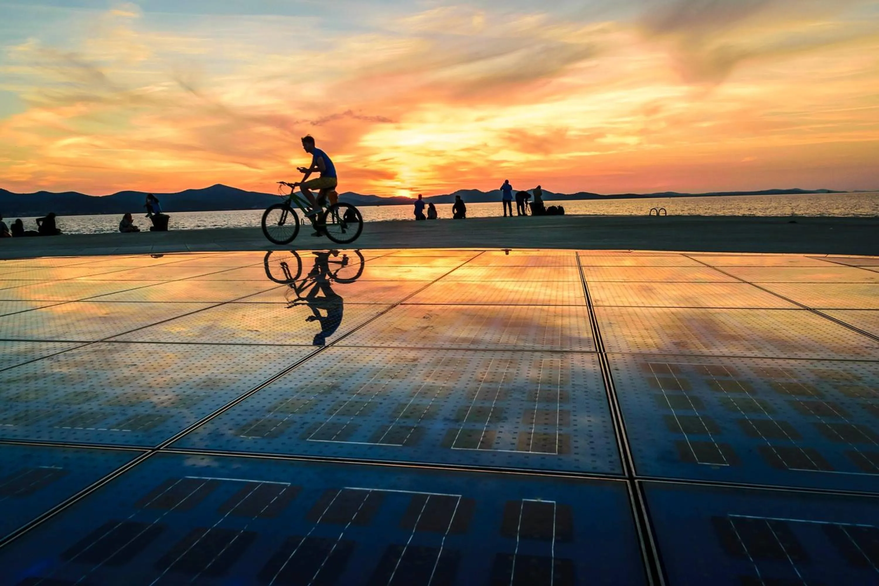 Bird's eye view in Charming Apartment in Zadar, Sea View