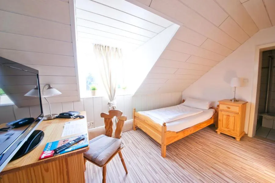 Photo of the whole room, Bed in Hotel am Stadion