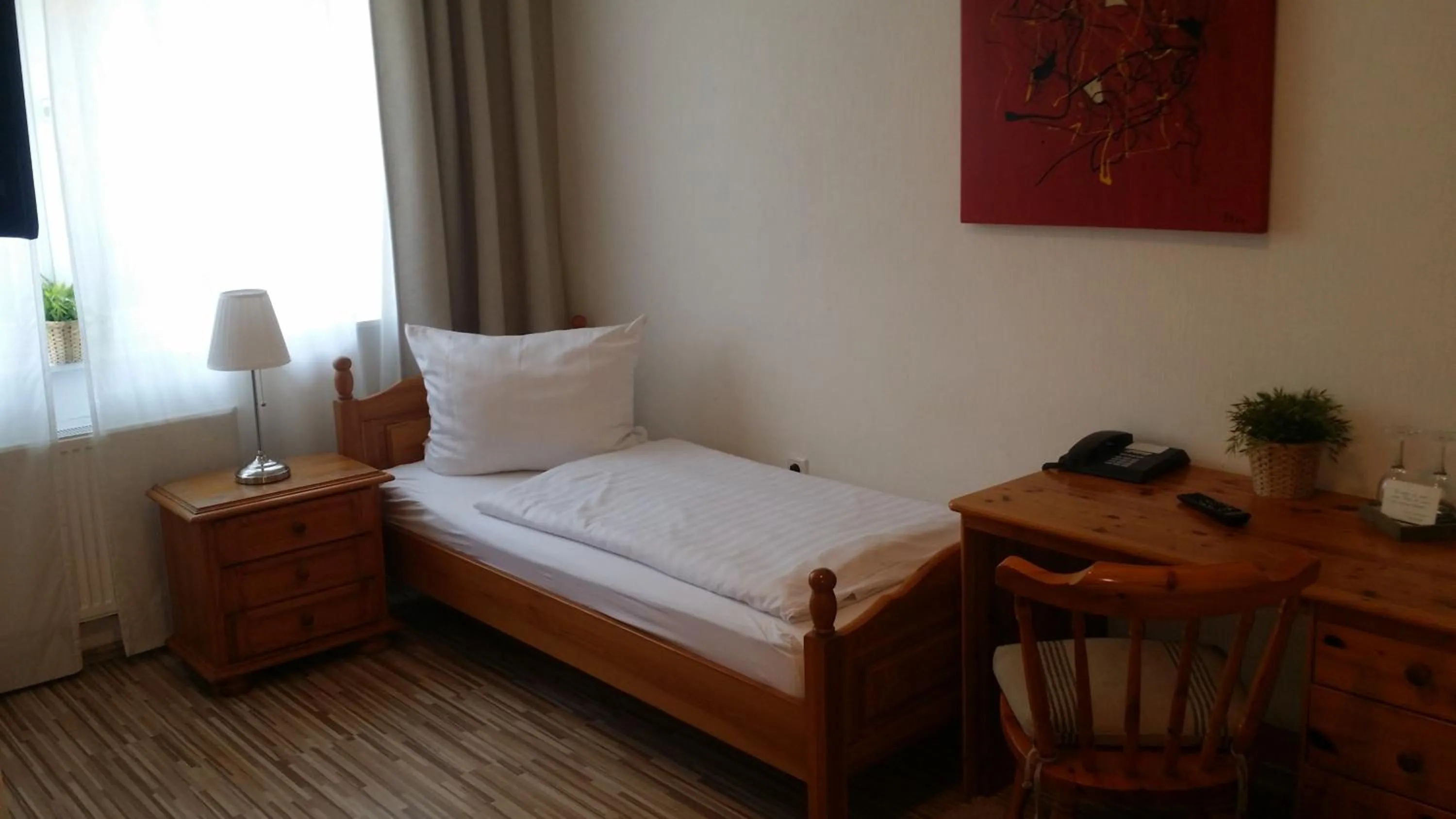 Photo of the whole room, Bed in Hotel am Stadion
