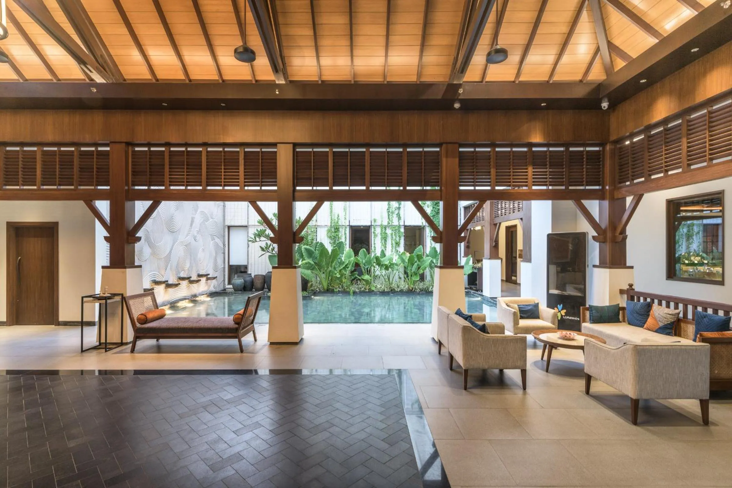 Lobby or reception in Club Mahindra Ashtamudi