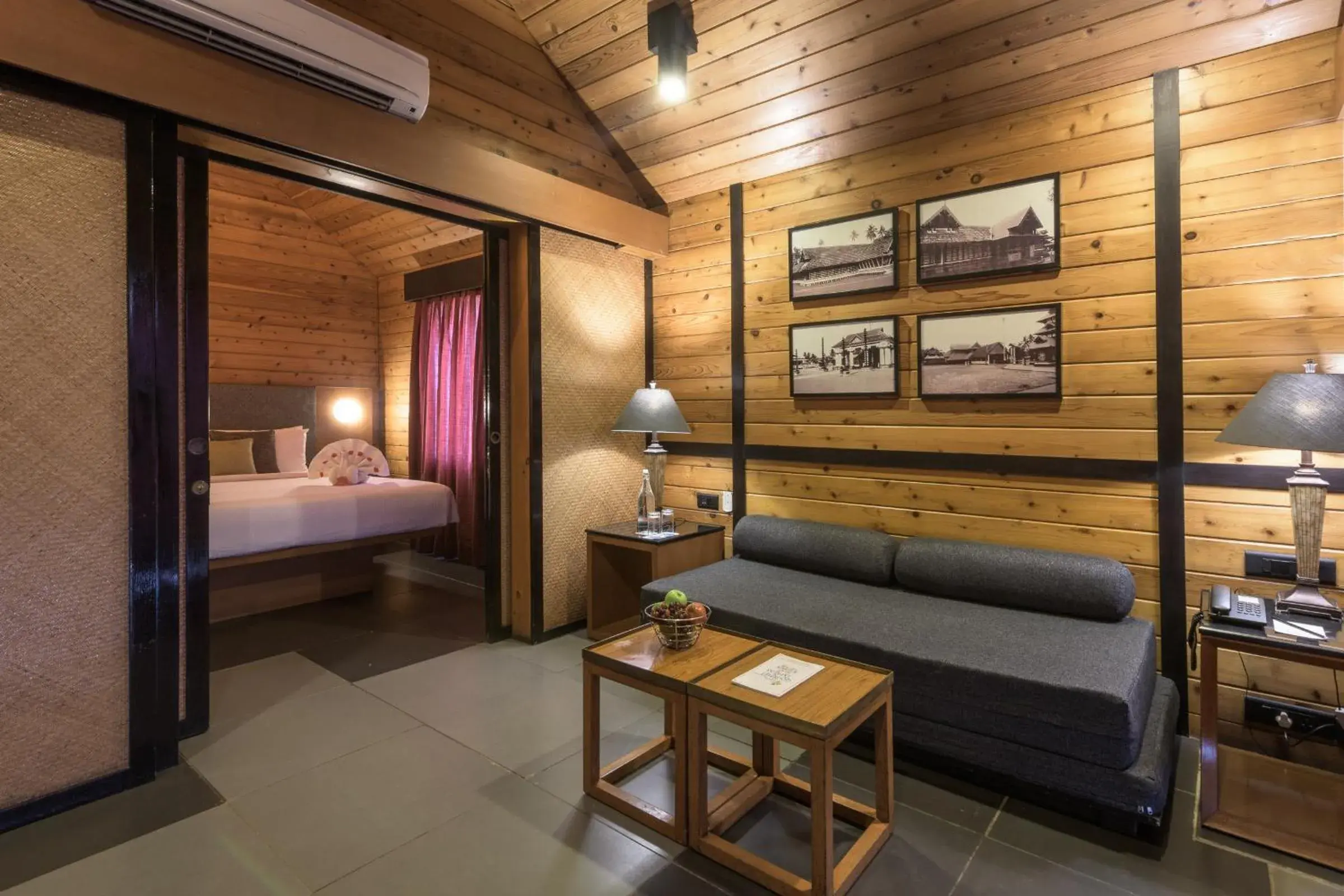 Living room, Bed in Club Mahindra Ashtamudi Living room, Bed in Club Mahindra Ashtamudi