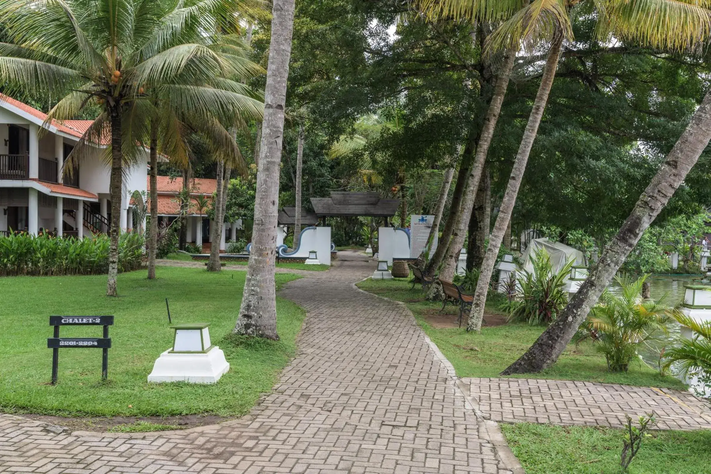 Property building in Club Mahindra Ashtamudi Property building in Club Mahindra Ashtamudi